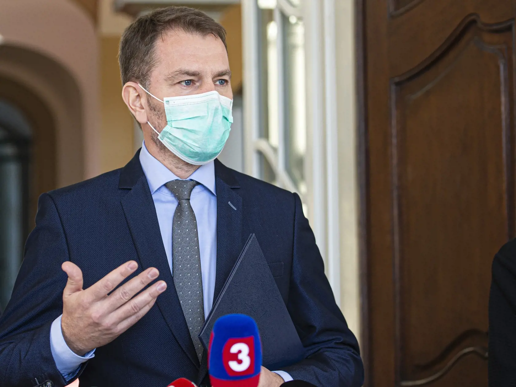 Na snímke je predseda hnutia OĽaNO Igor Matovič