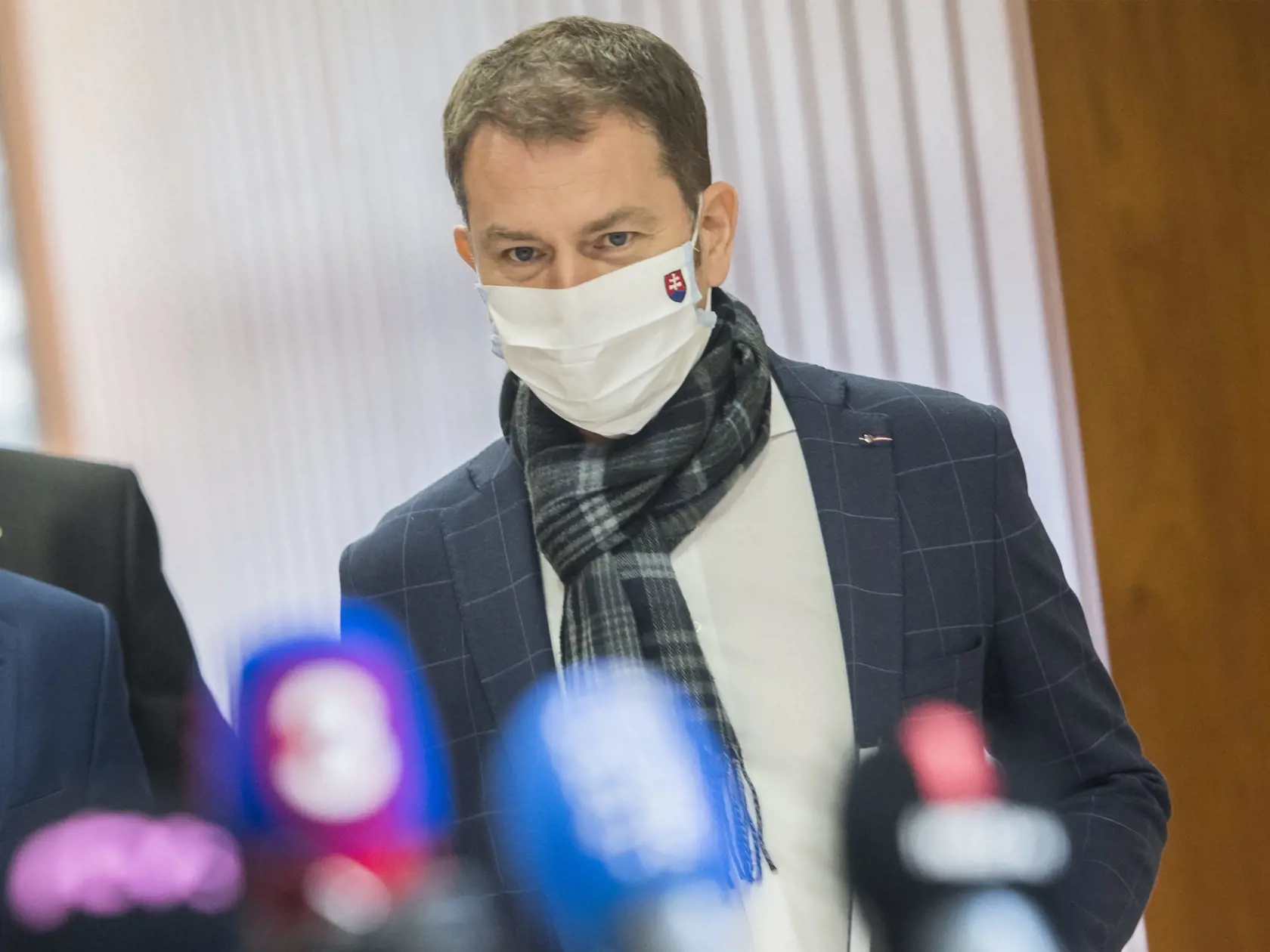 Na snímke je predseda vlády SR Igor Matovič (OĽaNO)