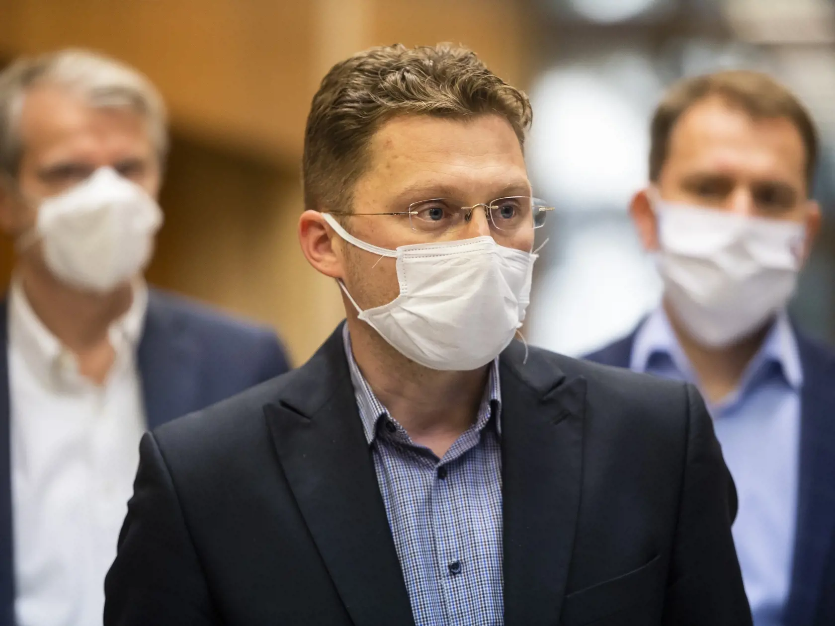 Peter Visolajský, Igor Matovič a Robert Mistrík