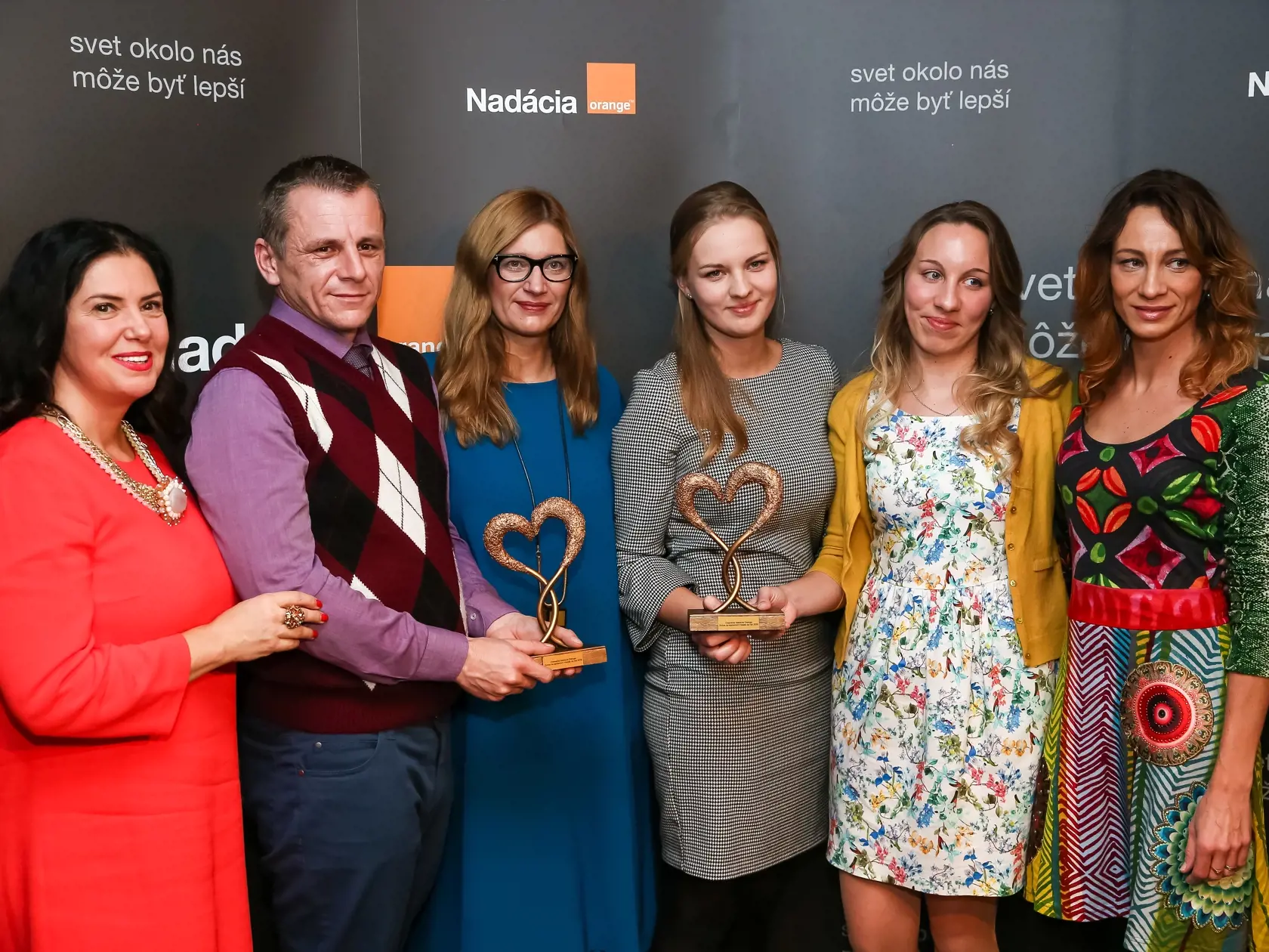 Ocenenie Srdce na spravnom mieste udelovane nadaciou Orange