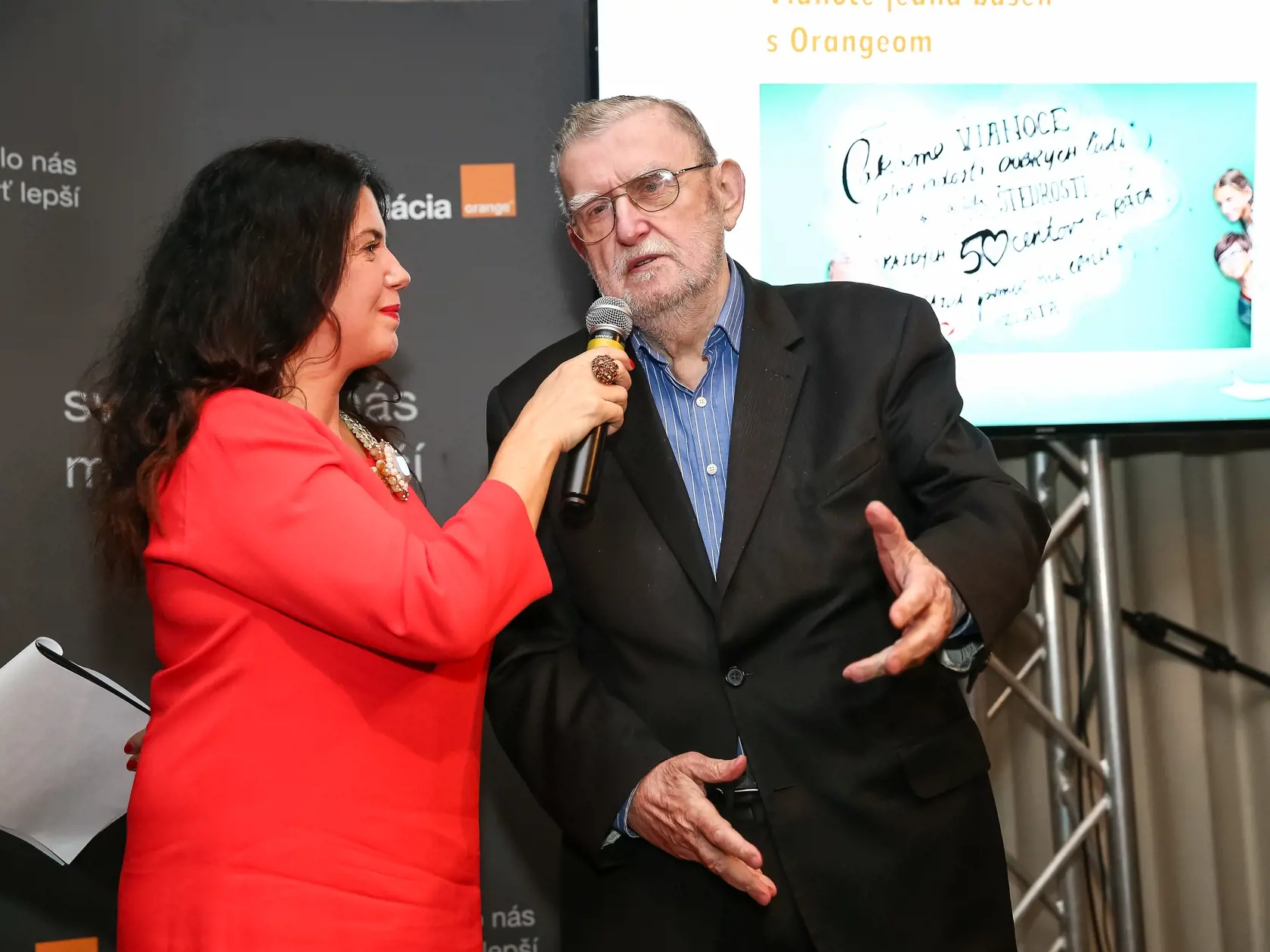 Ocenenie Srdce na spravnom mieste udelovane nadaciou Orange