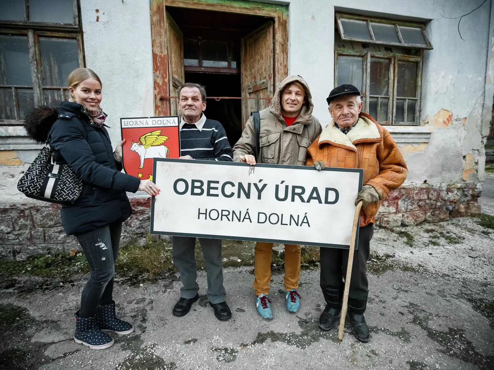 Dedinka Nová Lehota. Na týchto miestach sa točí seriál Horná Dolná.
