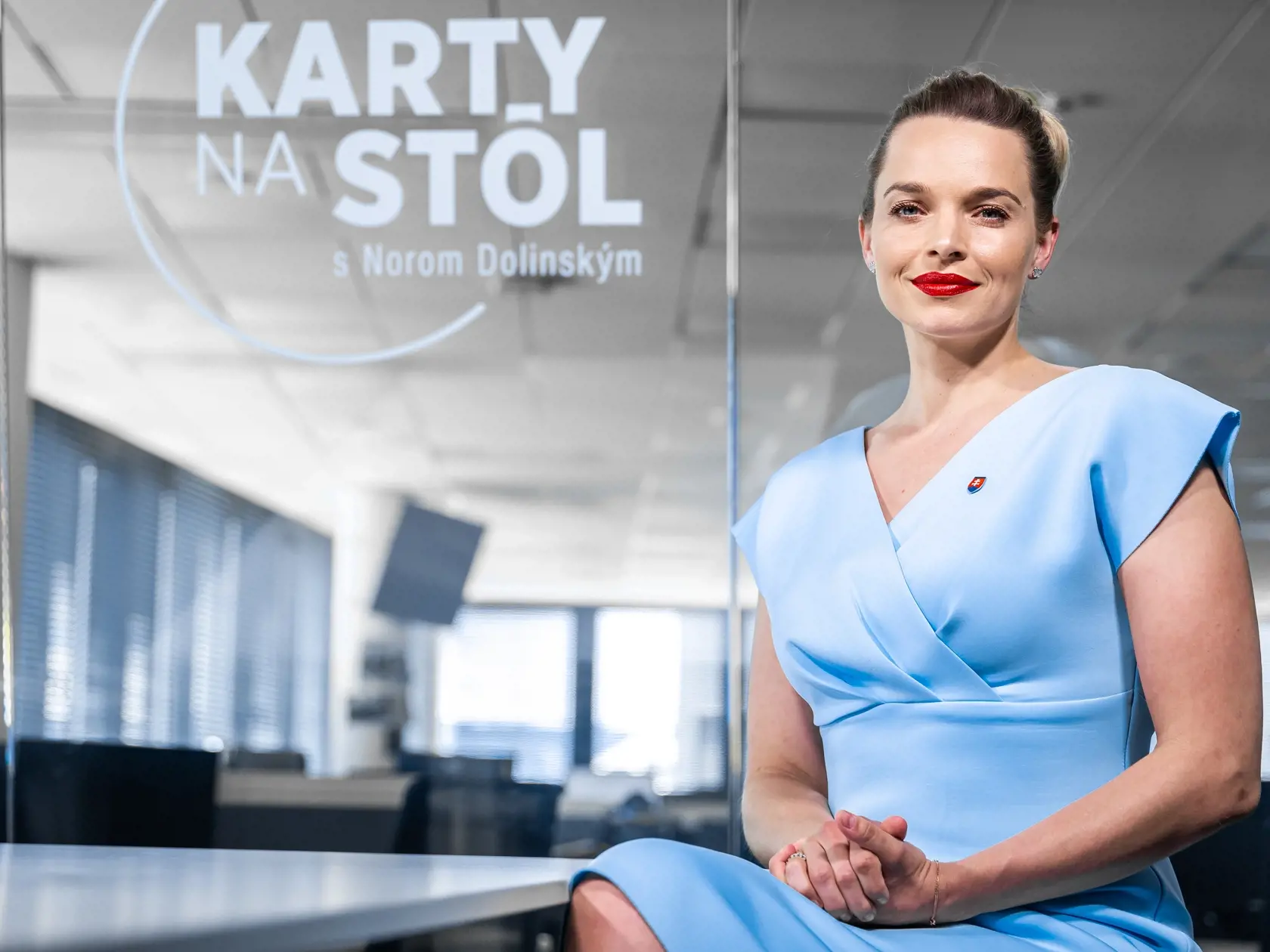 Diskusná relácia "Karty na stôl", ktorej hosťom bola Romana Tabák.
