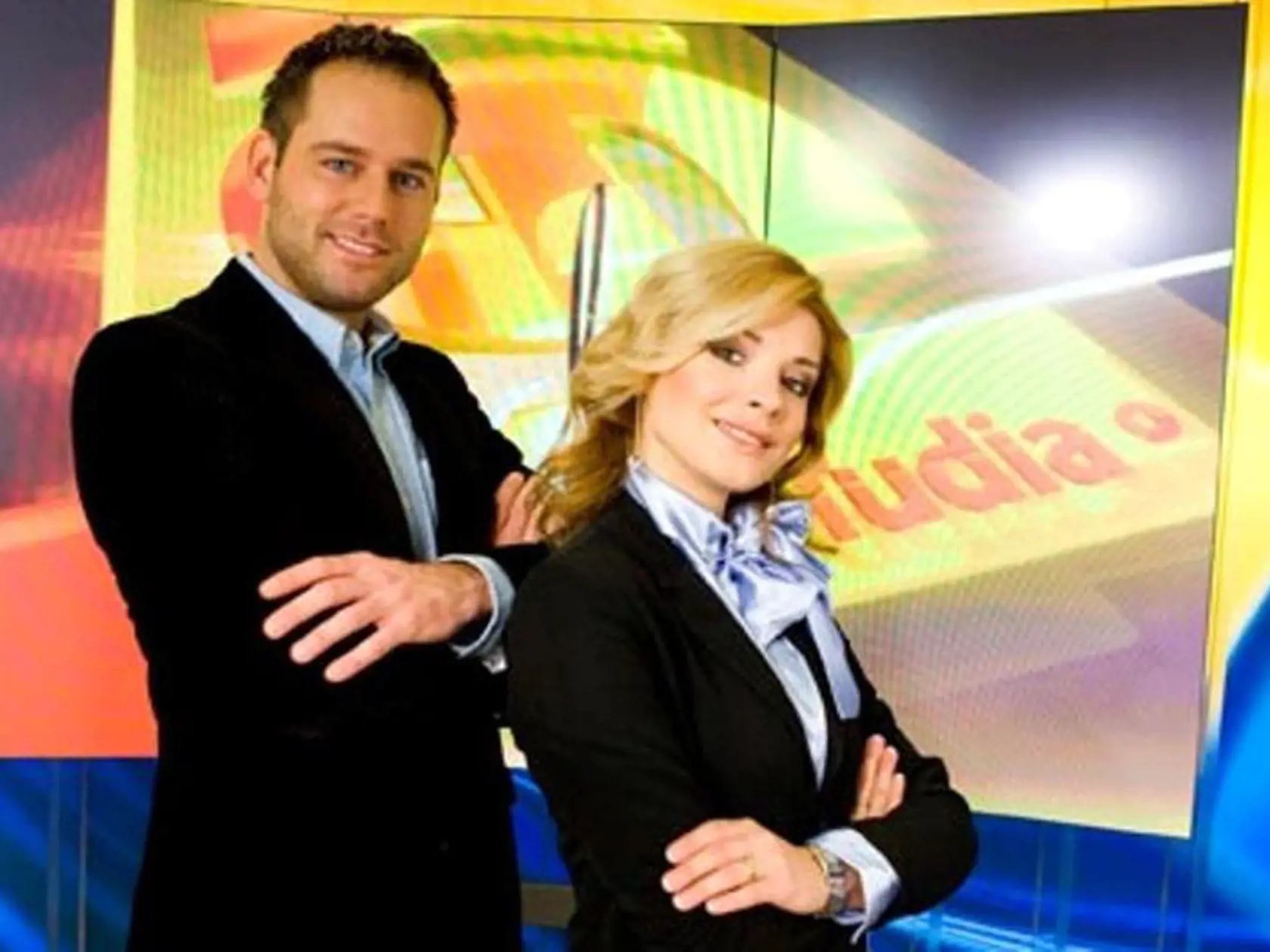 Pavel Bruchala a Martina Mečiarová kedysi v Markíze.