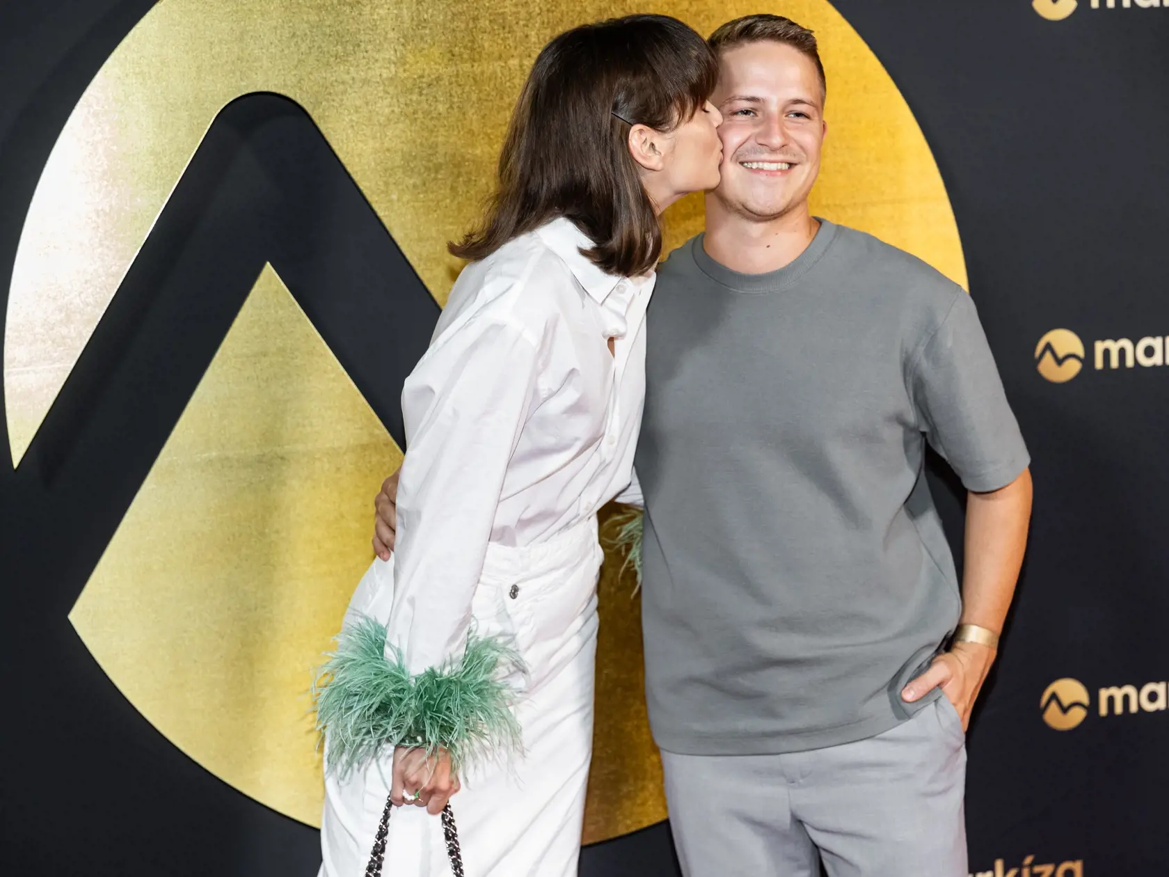 Letná media párty televízie Markíza v Bratislave. Na snímke Lucia Hlaváčková a Dominik Matulaj.