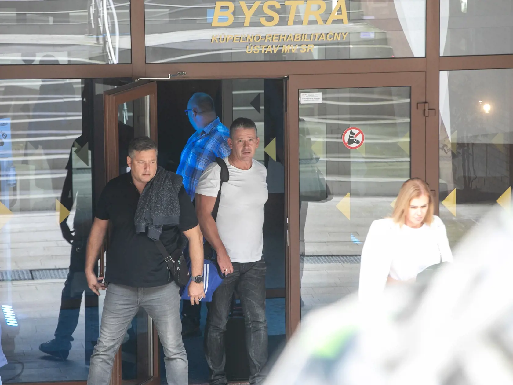 Team building strany Oľano (Obyčajní Ľudia) v rekreačného zariadenia Ministerstva vnútra v Liptovskom Jáne - Bystré. Na snímke je Roman Mikulec.
