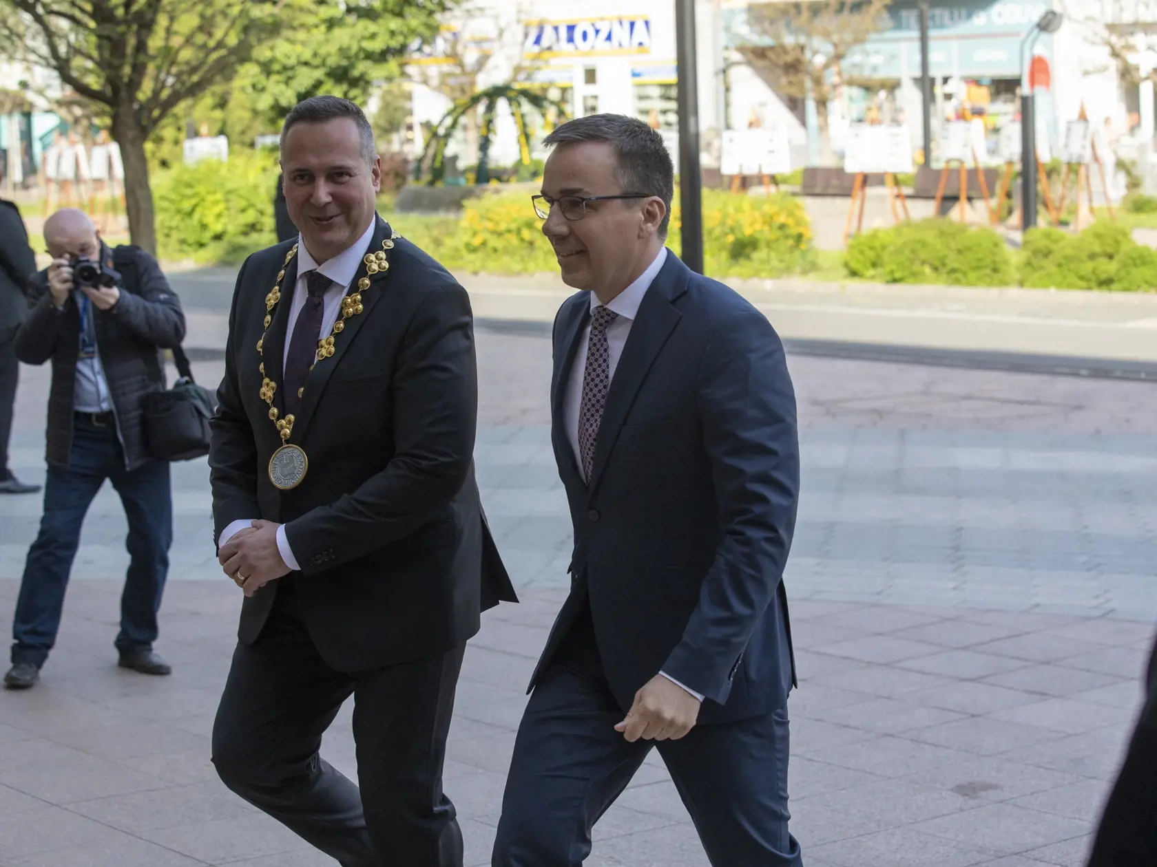   Na snímke je stretnutie vlády SR a UA  v Michalovciach.
Minister práce, sociálných vecí a rodiny Erik Tomáš.