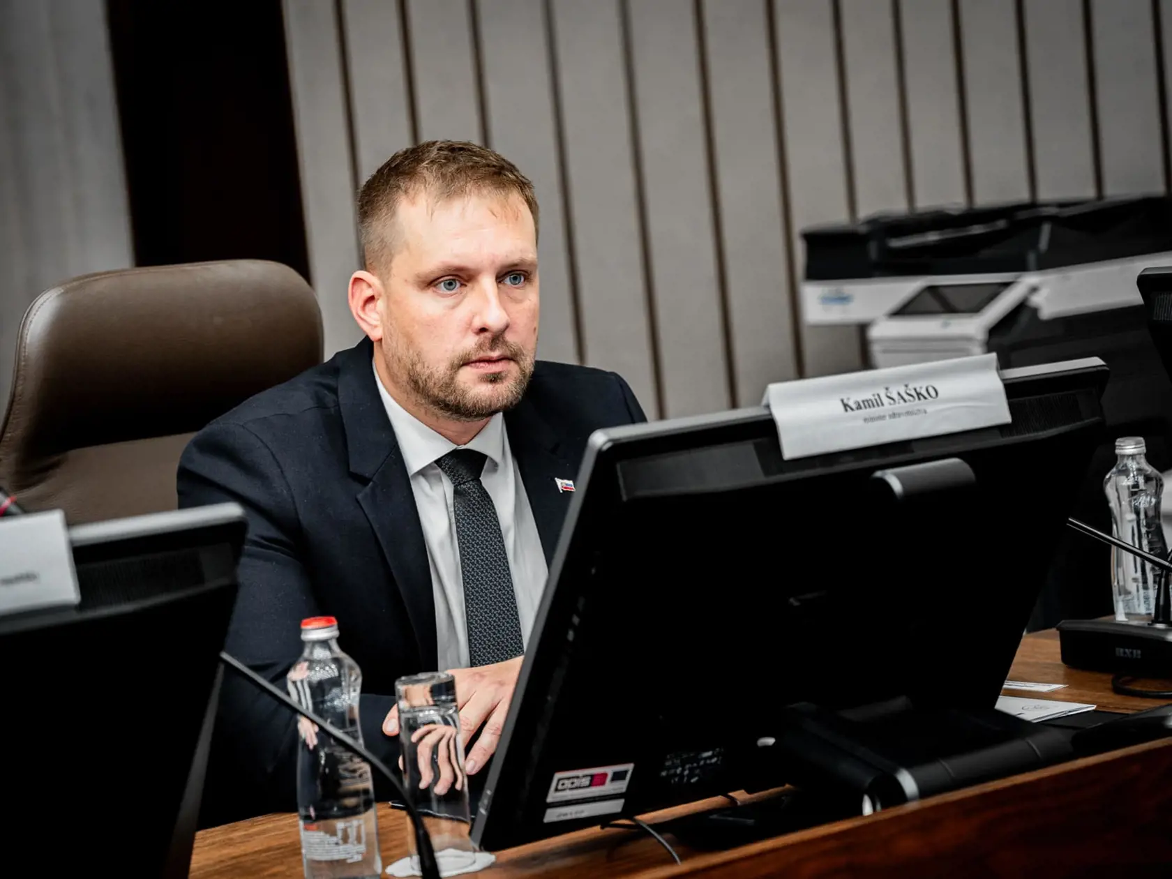Nový minister zdravotníctva Kamil Šaško. 