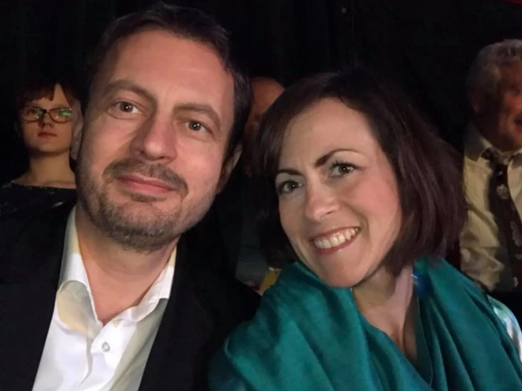 Minister financií Eduard Heger (OĽaNO) s manželkou Luciou.