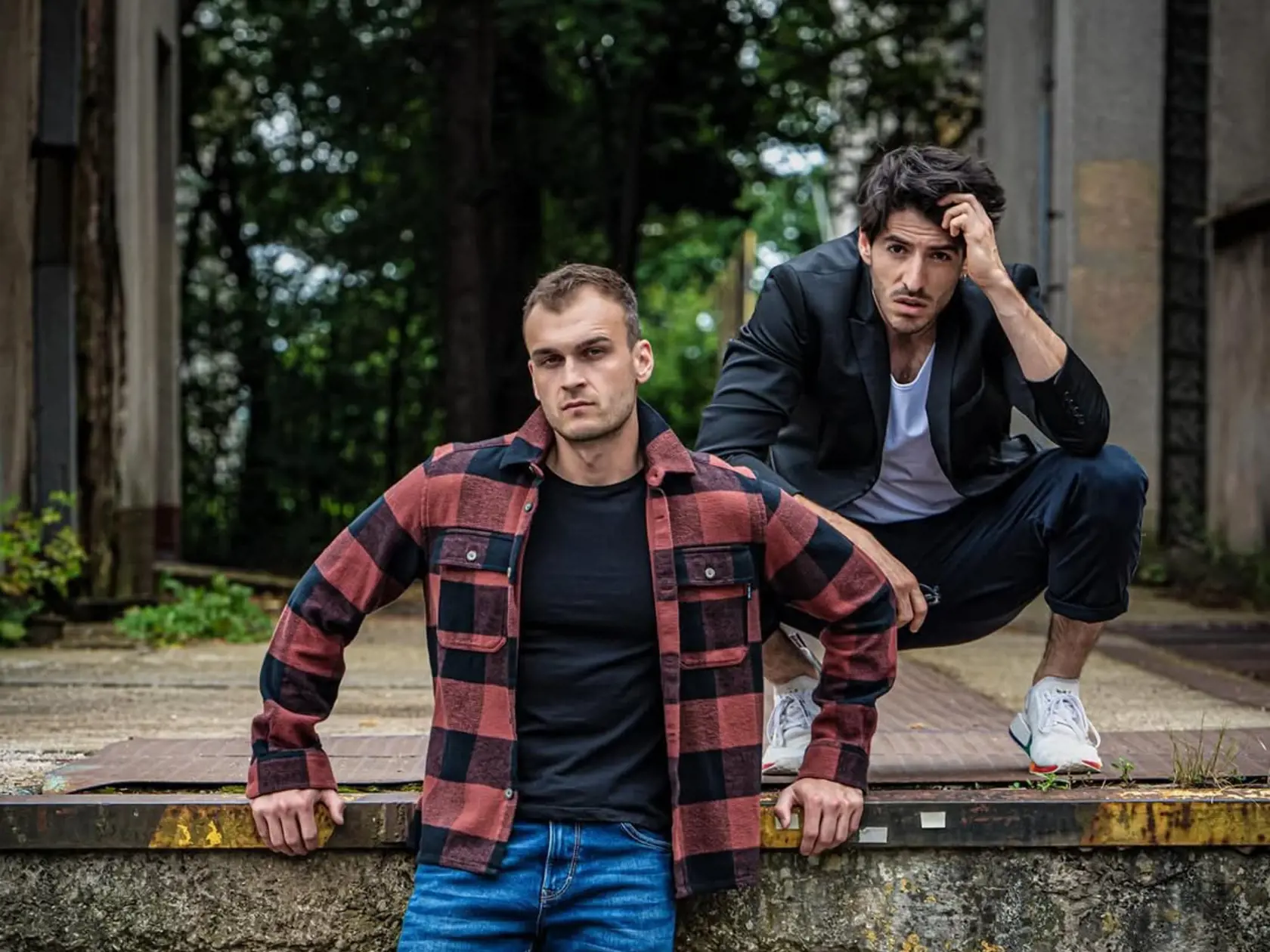 Jakub Kuka a Attila Matusek v seriáli Ranč