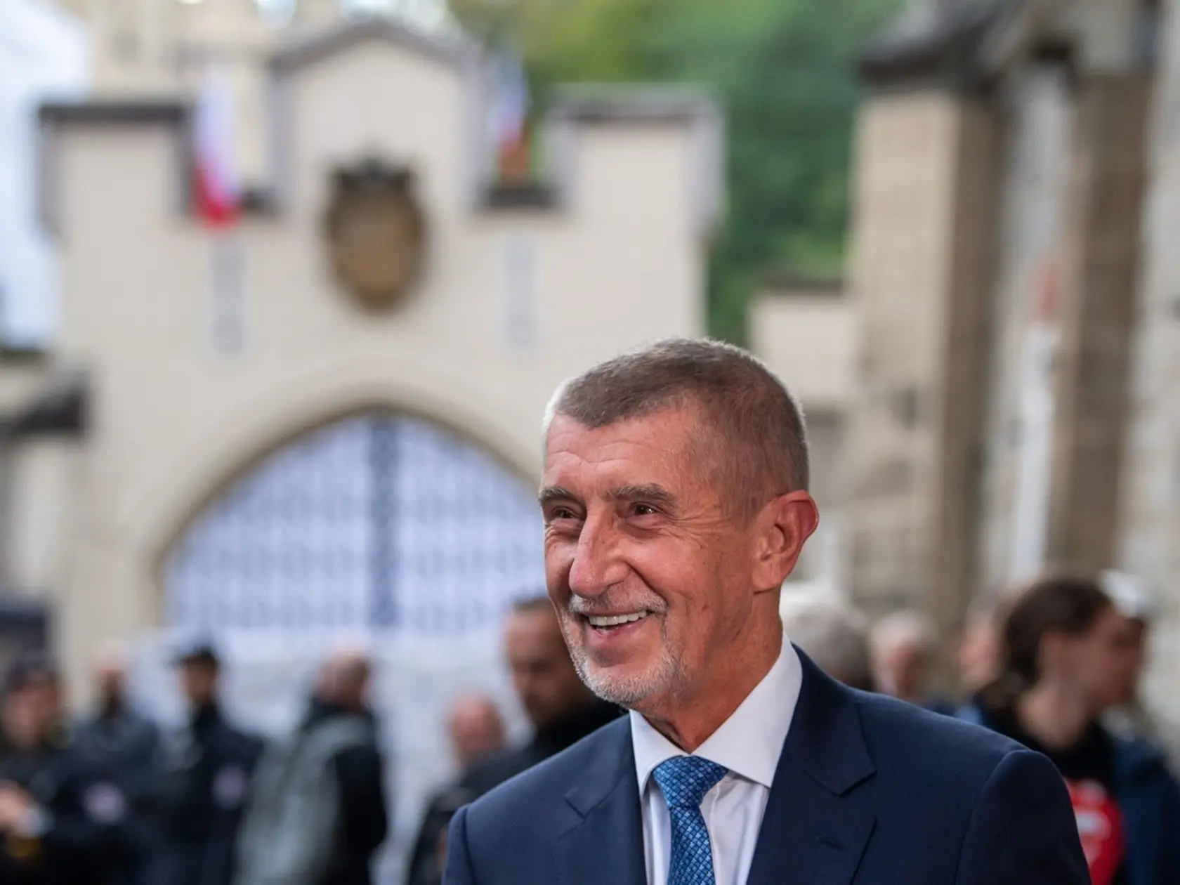 Oslavy Zemanových narodenín sa zúčastnil aj Andrej Babiš.