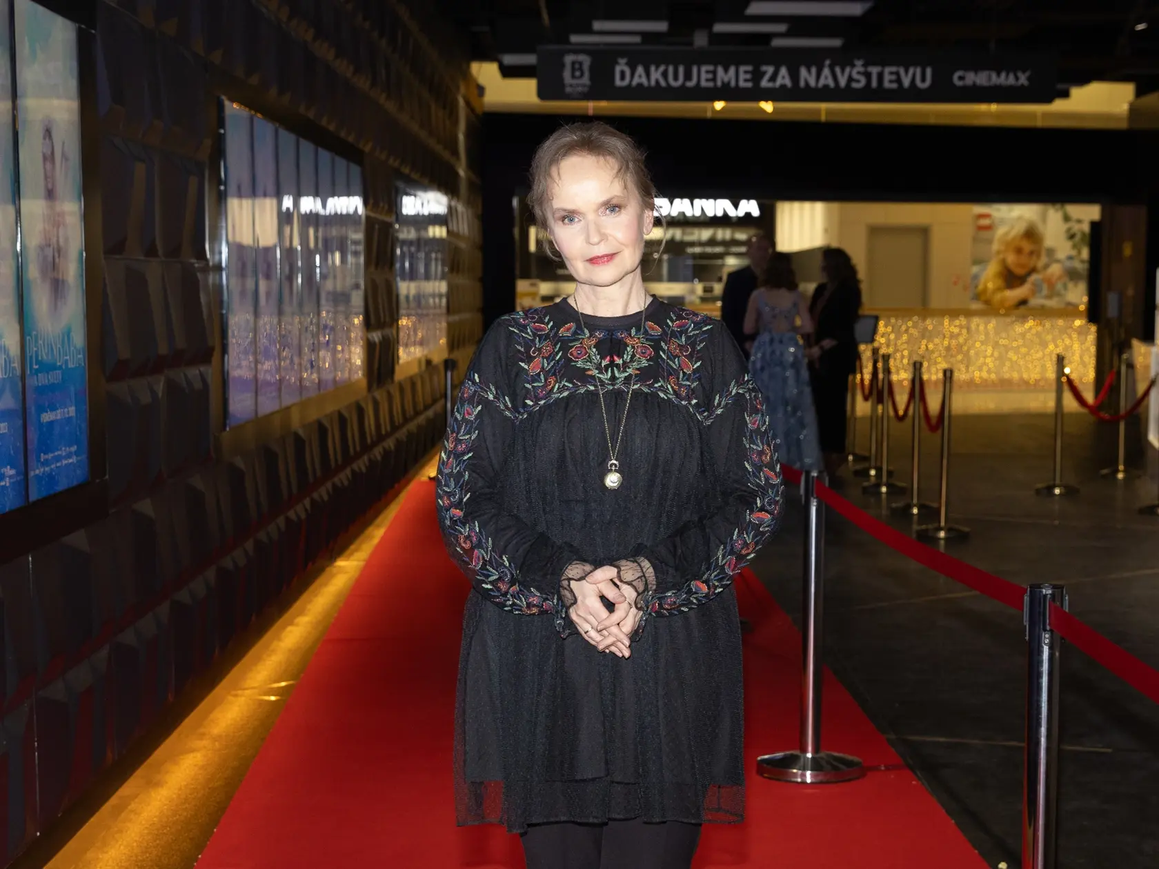 Petra Vančíková-Kolevská na premiére filmu Perinbaba a dva svety.