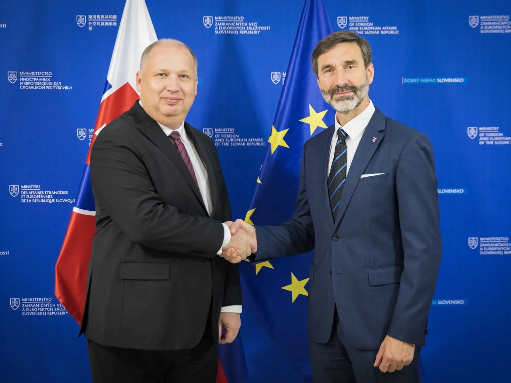 S novým veľvyslancom Priputenom sa stretol minister zahraničných vecí Juraj Blanár.