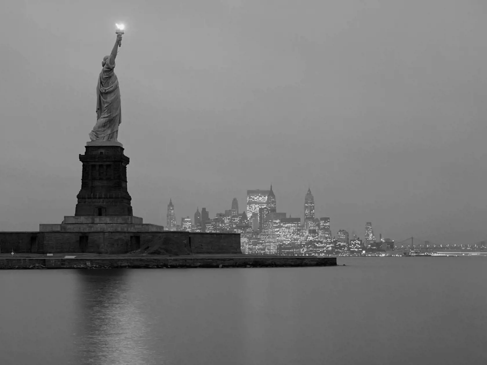 Výhľad na Manhattan v roku 1961.