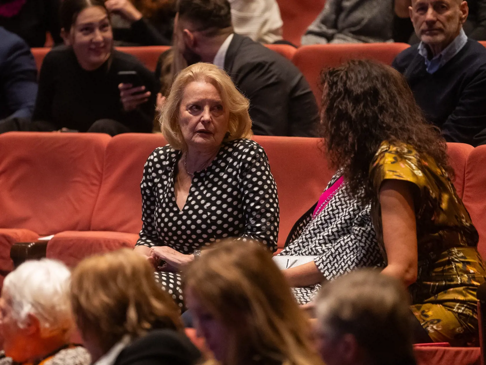 Slávnostná premiéra filmu Emília. Na snímke Magda Vášáryová.