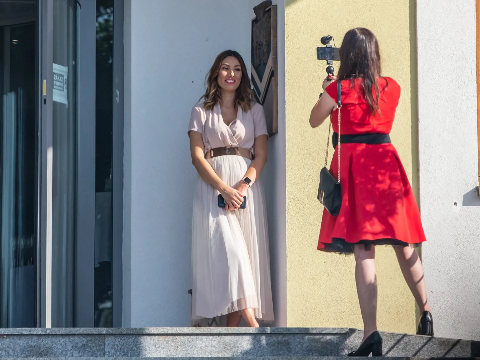 Na snímke je Daniela Cristová počas oslavy svojej mamy Ivany Cristovej. 
