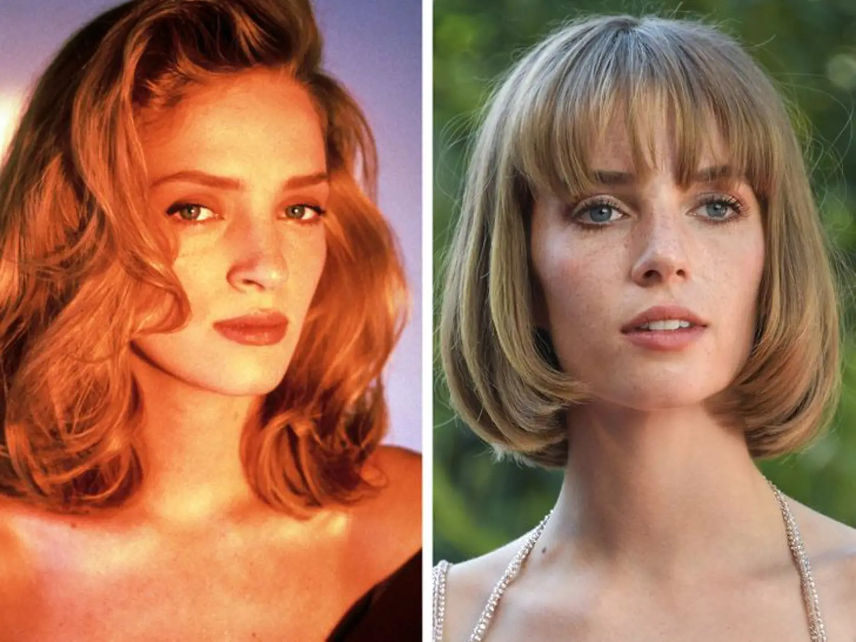 Uma Thurman a Maya Hawke vo veku 22 rokov.