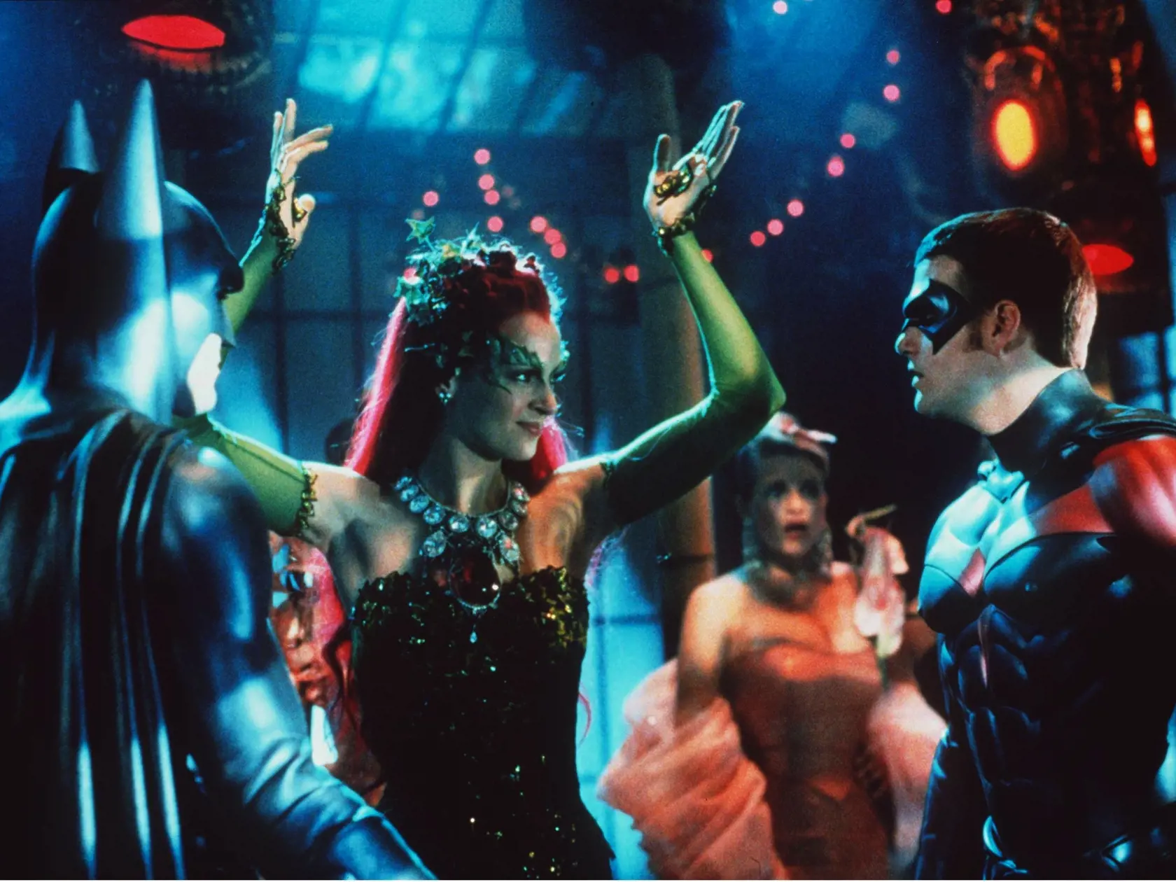 5/27- "Batman And Robin " Movie Stills Starring Uma Thurman As "Poison Ivy" (Photo By Getty Images)