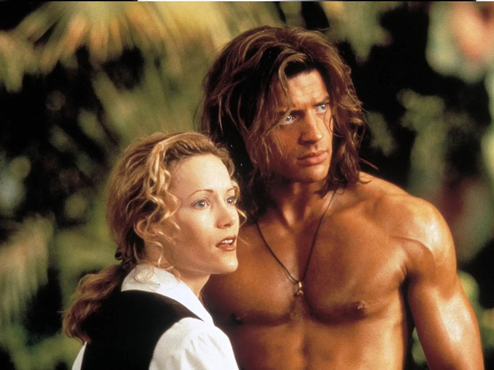 Brendan Fraser v nezabudnuteľnej úlohe komického a popleteného kráľa džungle.