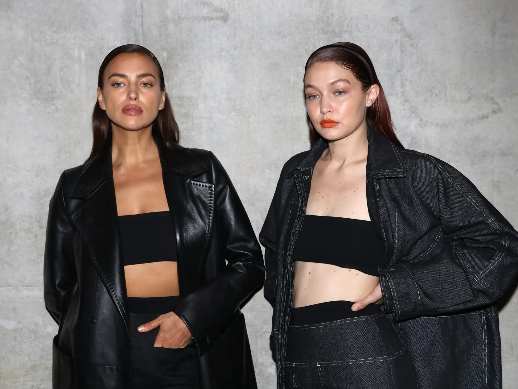 Irina Shayk so slávnou kamoškou Gigi Hadid.