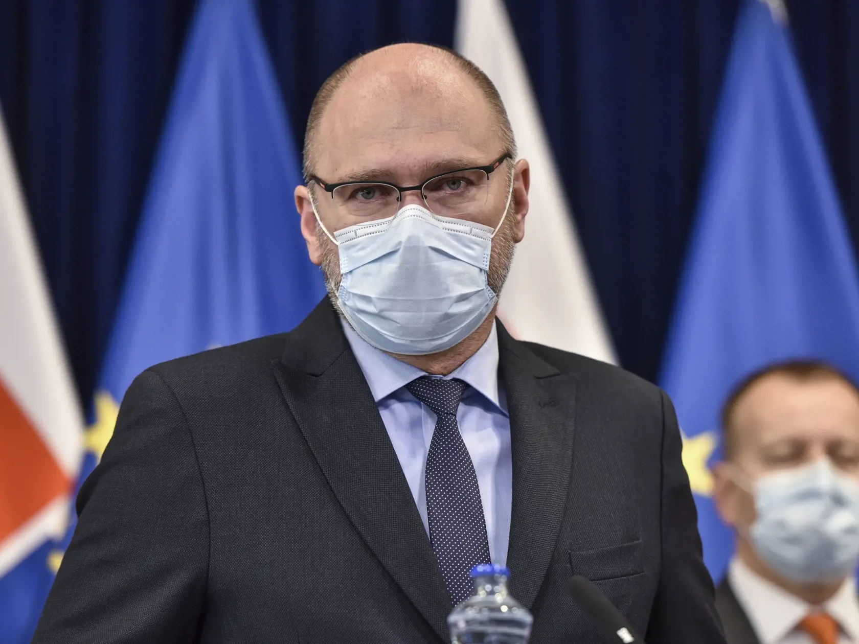 Na snímke podpredseda vlády a minister hospodárstva Richard Sulík (SaS) počas tlačovej konferencie vlády o ekonomických opatreniach 29. marca 2020 v Bratislave. FOTO TASR - Pavol Zachar