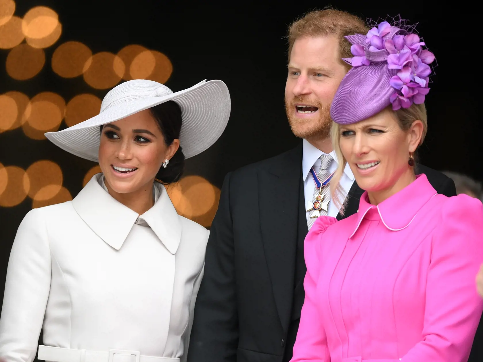 Vojvodkyňa Meghan Markle na oslavách platinového jubilea kráľovnej Alžbety počas bohoslužby v kostole sv. Pavla.