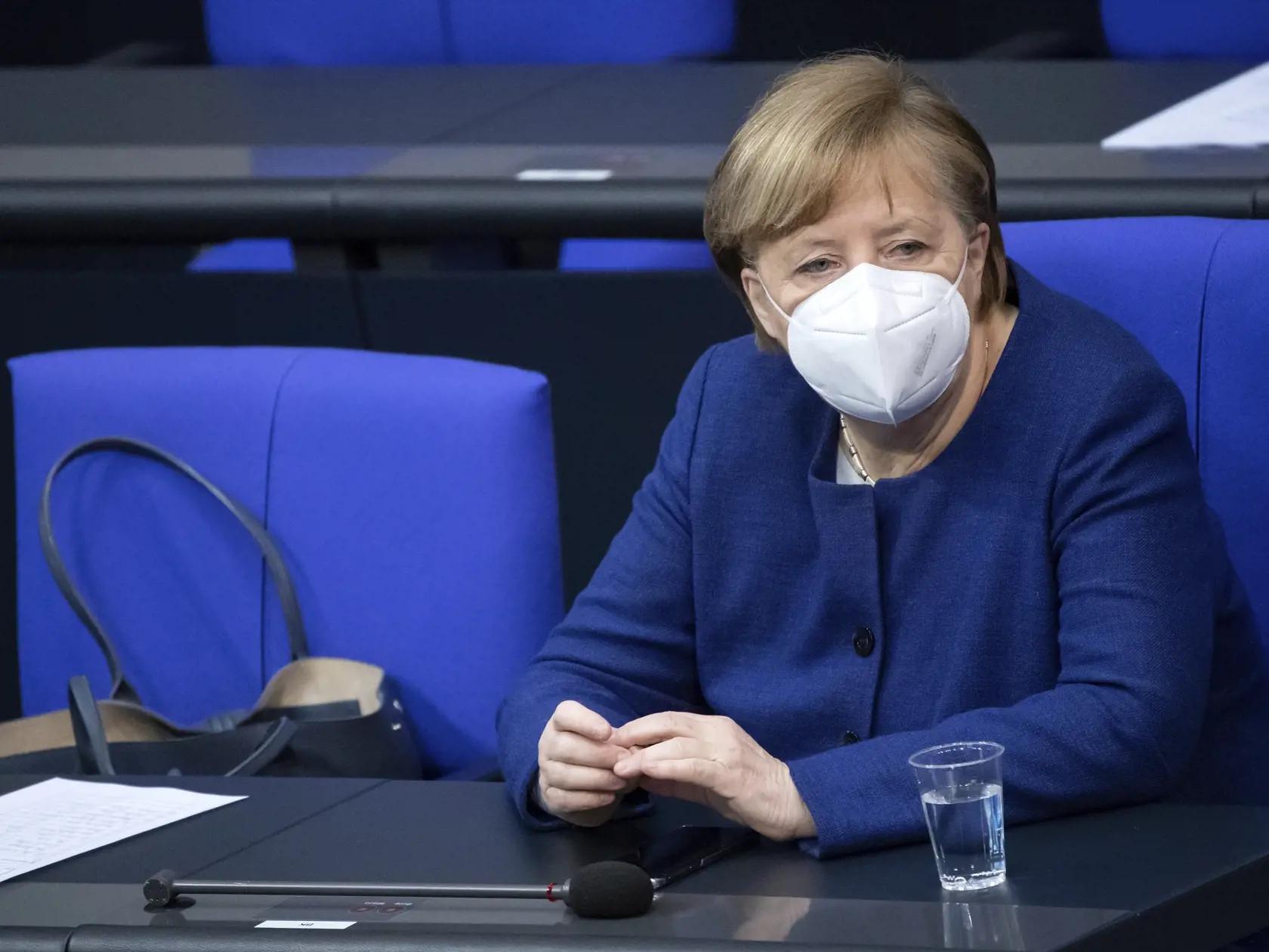 Angela Merkelová v parlamente