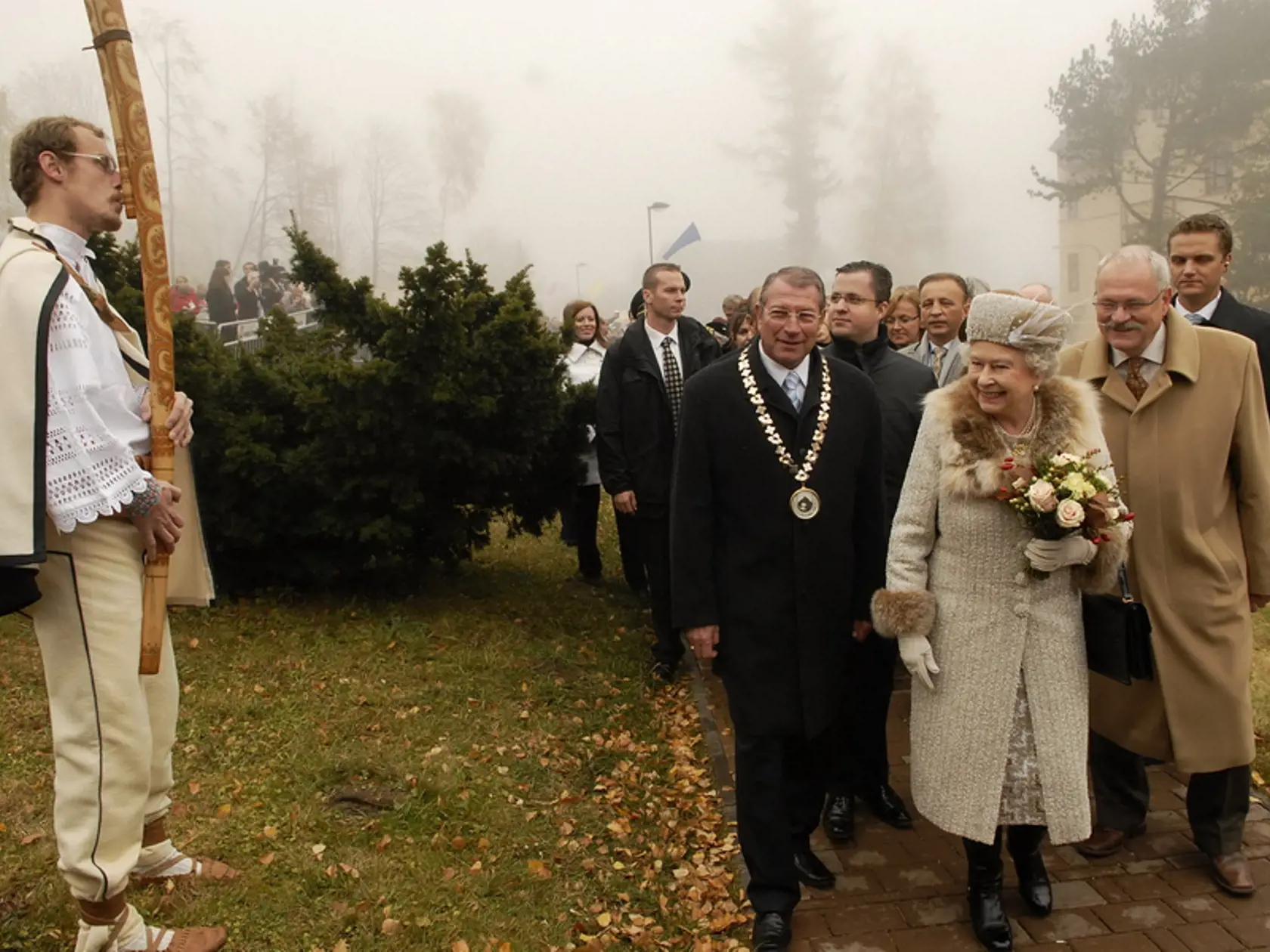 Pri príchode jej v Tatrách zahrali na fujaru.