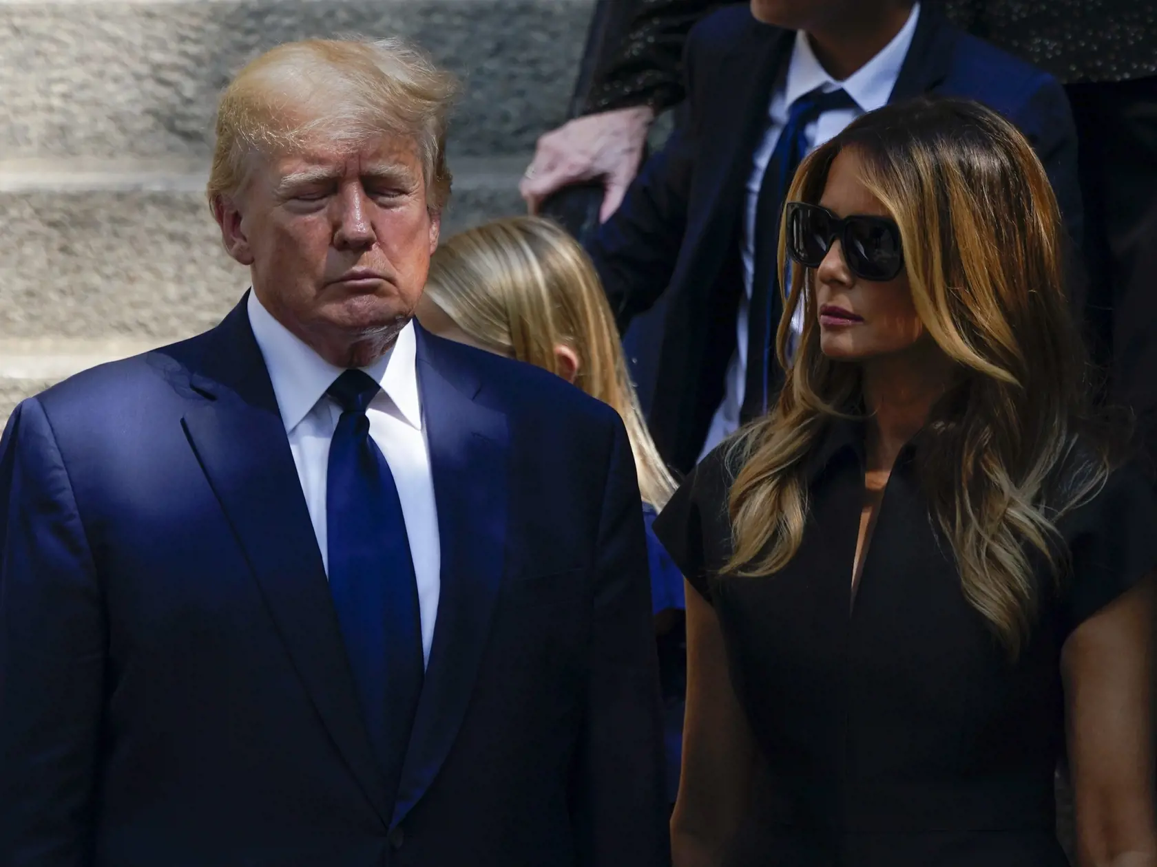 Exprezident USA Donald Trump s manželkou Melaniou