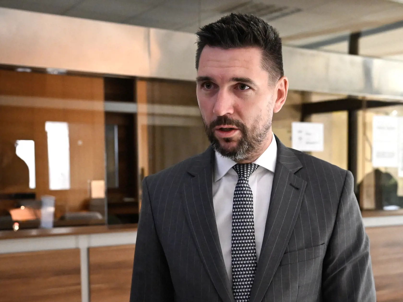 Na snímke minister pôdohospodárstva a rozvoja vidieka (MPRV) SR  Richard Takáč (SMER-SD)