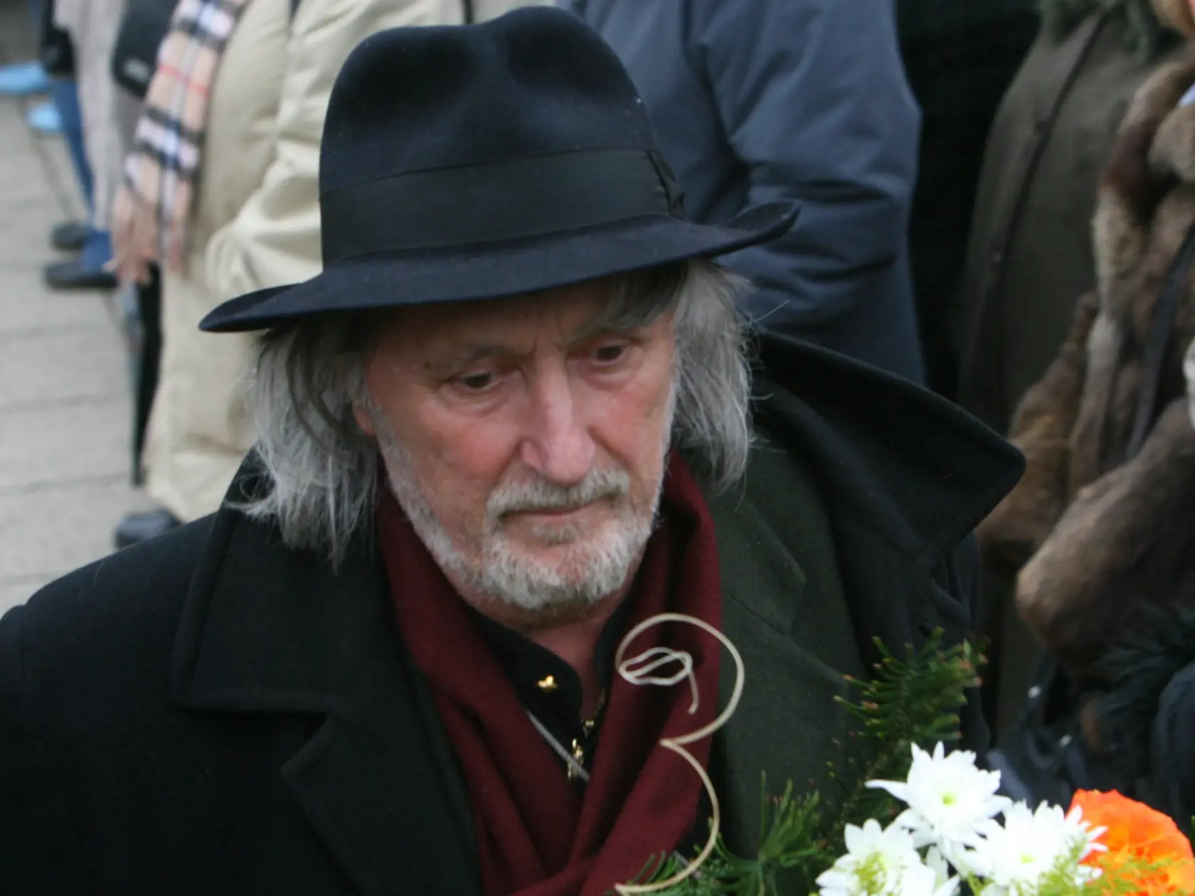 Zronený režisér Juraj Jakubisko.