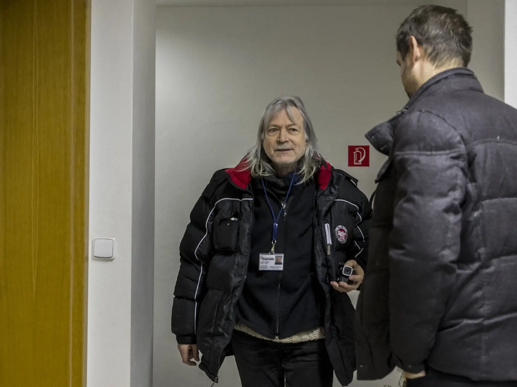 Na snimke Rudolf Vasky pocas hlavneho pojednavania vo veci ohovarania exministra Jana Pociatka.