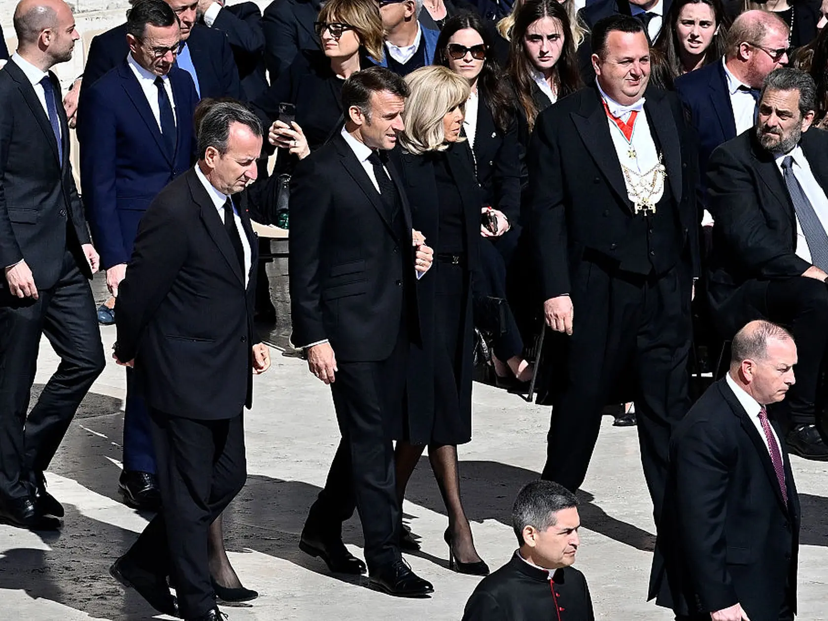 Francúzsky prezidenta Emmanuel Macron s Brigitte.