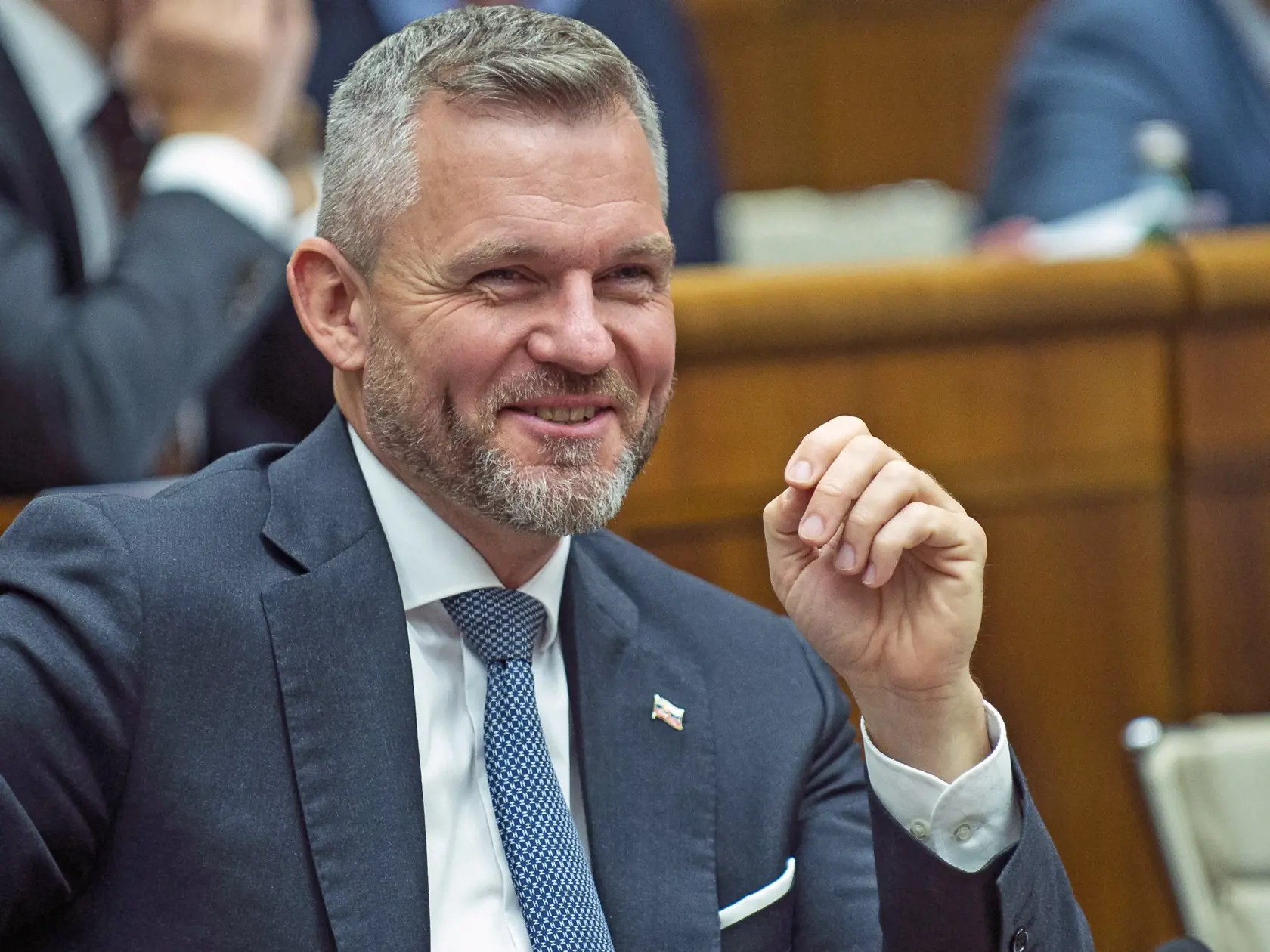 Na snímke nezaradený poslanec NR SR Peter Pellegrini počas rokovania 90. schôdze parlamentu 16. mája 2023 v Bratislave.