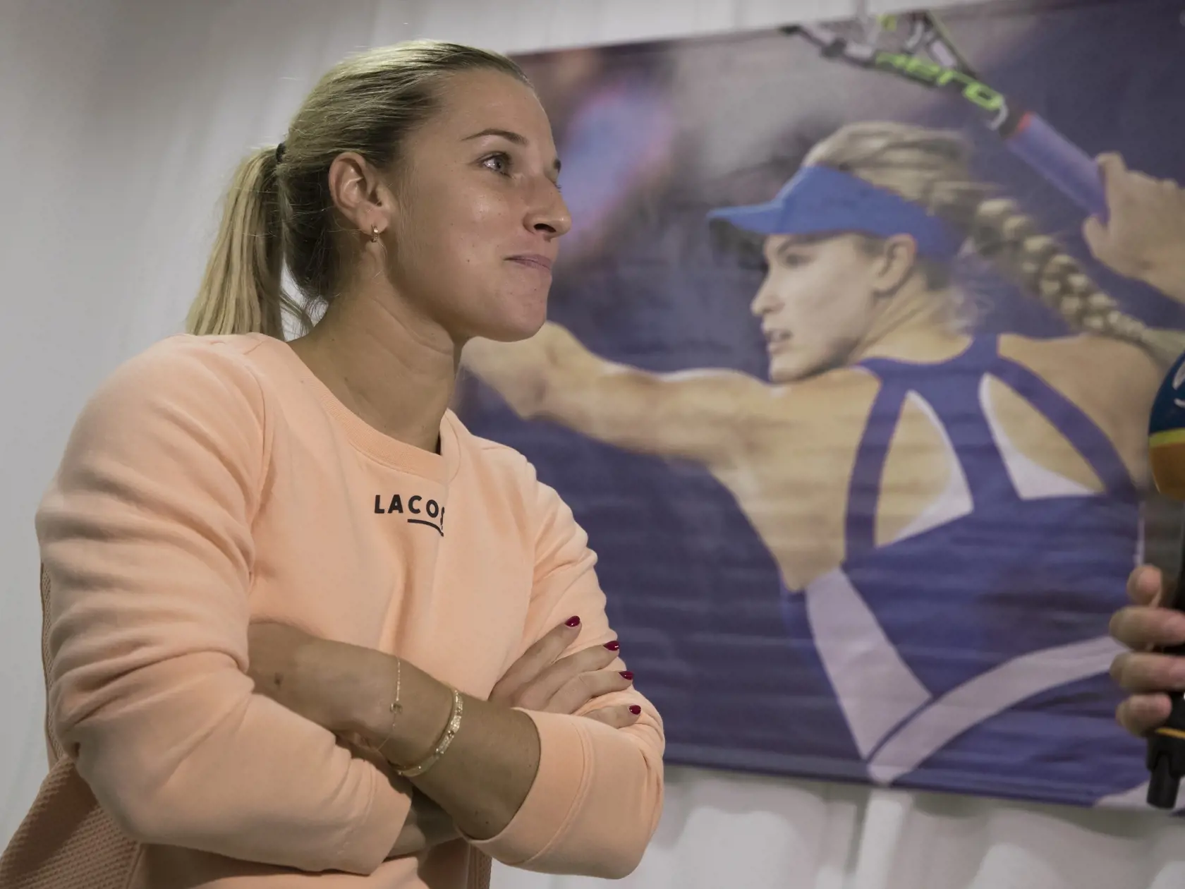 Generali Ladies Linz. Tenisovy turnaj WTA v rakuskom meste Linz. Na snimke je slovenska tenistka Dominika Cibulkova.