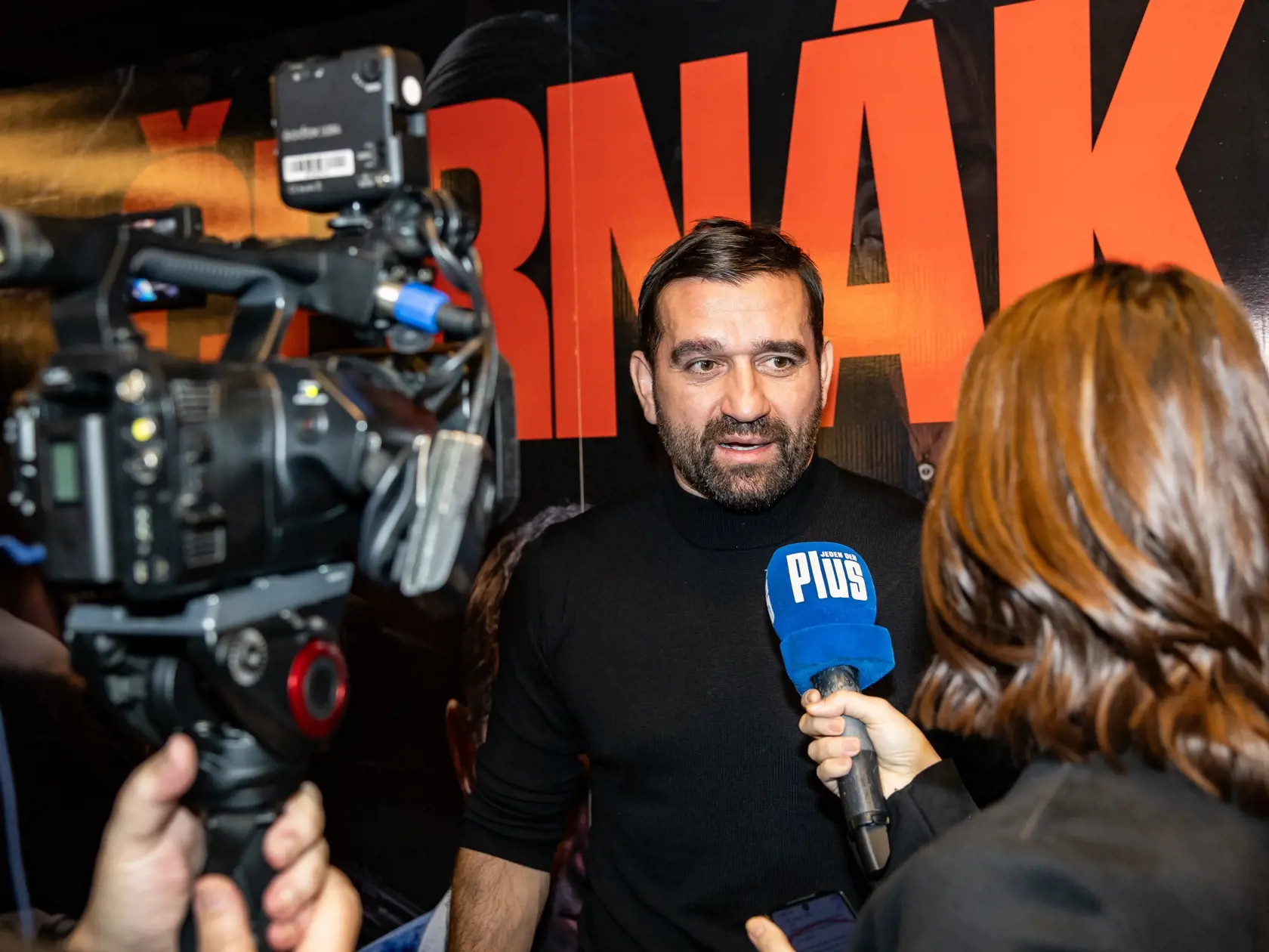Premiéra filmu “ČERNÁK”. Na snímke je Milan Ondrík.