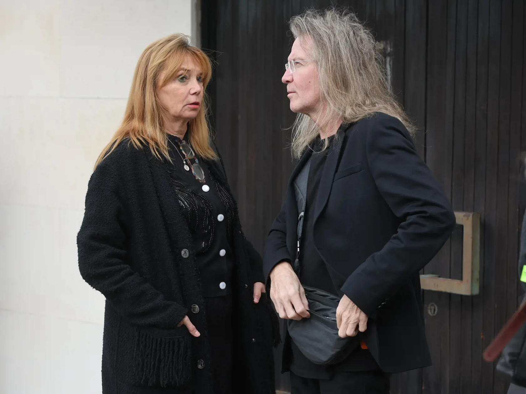 Pohreb hudobníka Richard Šimurka († 55). Ingrid Fašiangová
