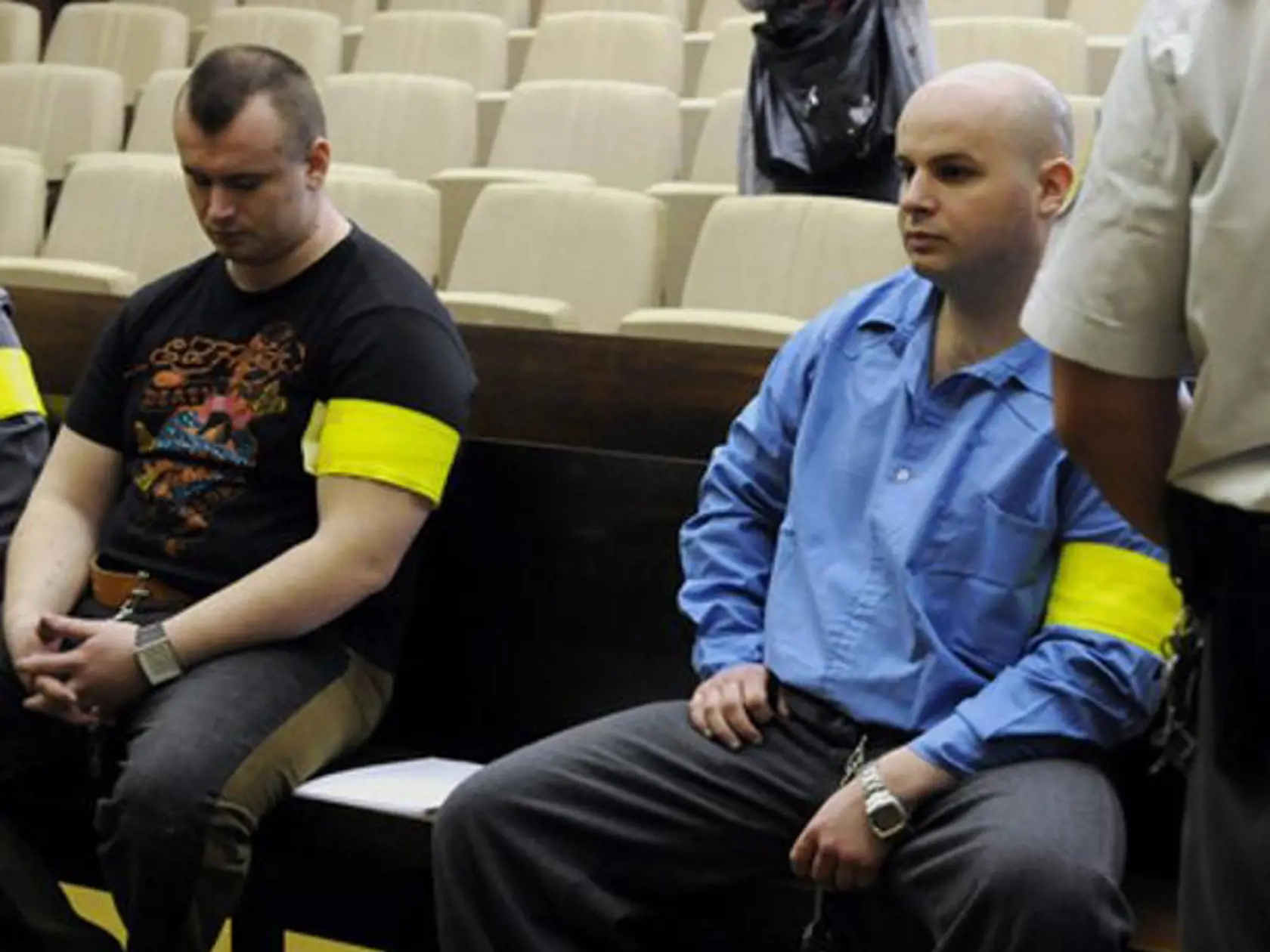 Údajný šéf jednej z východoslovenských mafiánskych skupín Branislav Adamčo (vpravo) a jeho údajný komplic Marcel Palšák