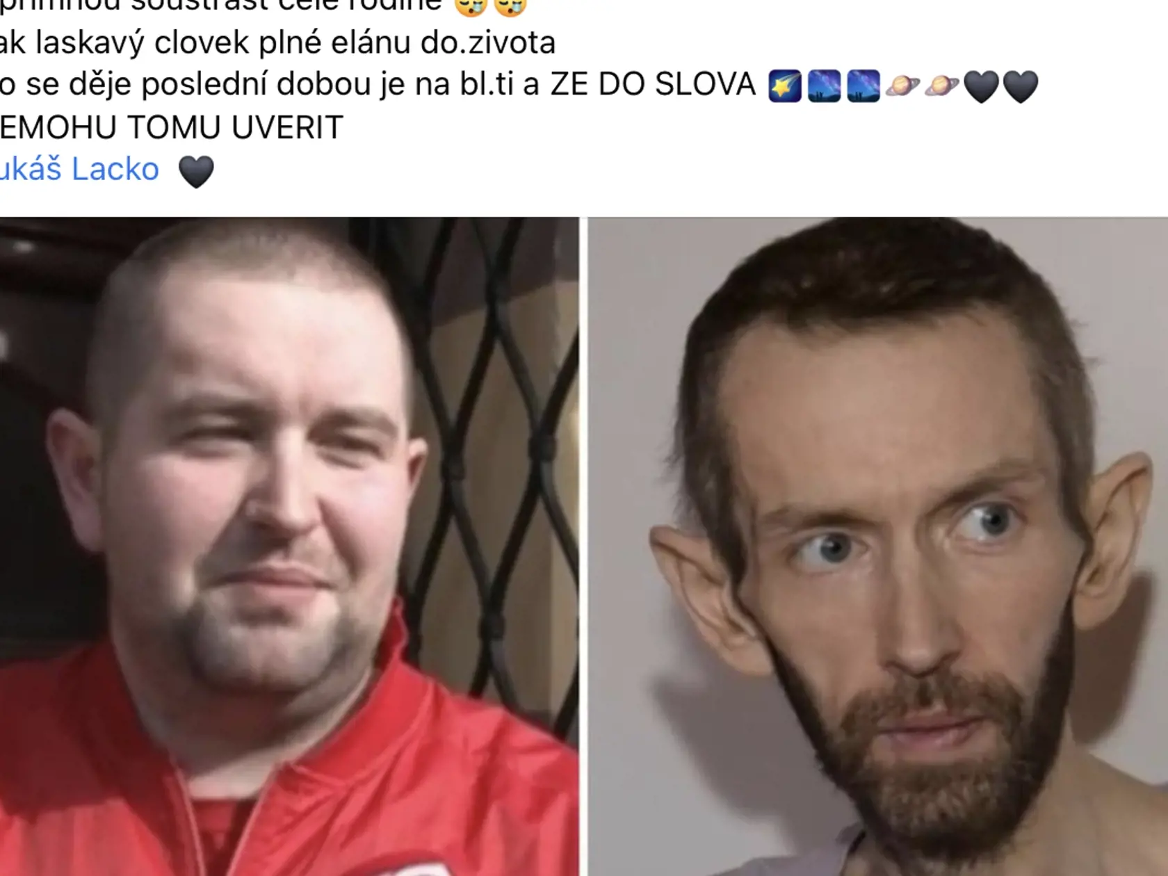 Dojímavé odkazy do neba pre Lukáša Lacka (†34) od jeho kamarátov.