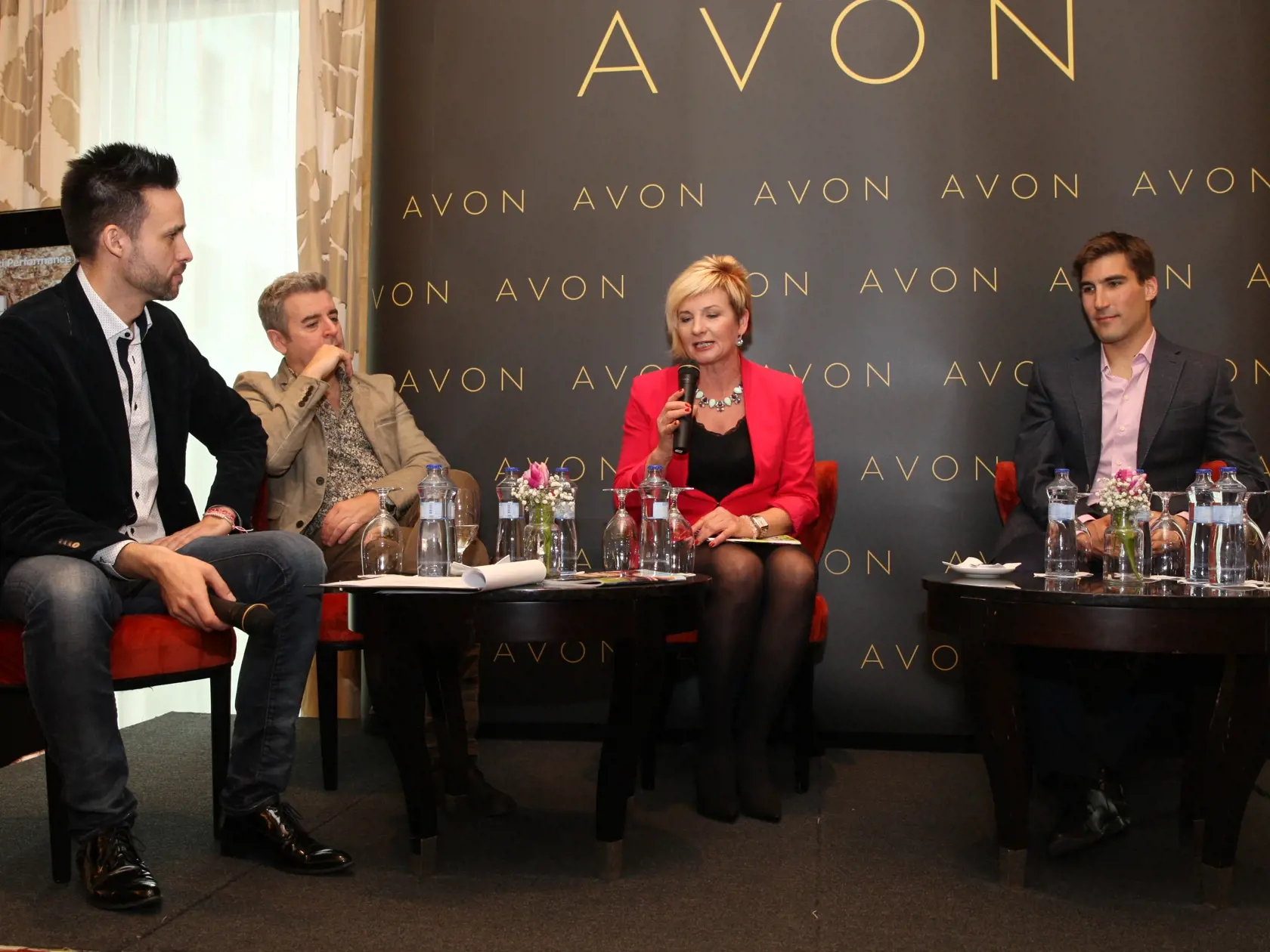 Daniela Peštová na TK Avon v hoteli Kempinski