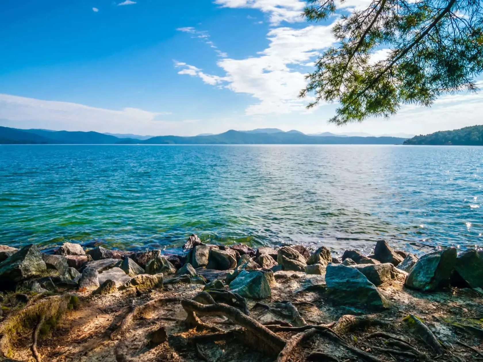 Lake Jocassee, USA.