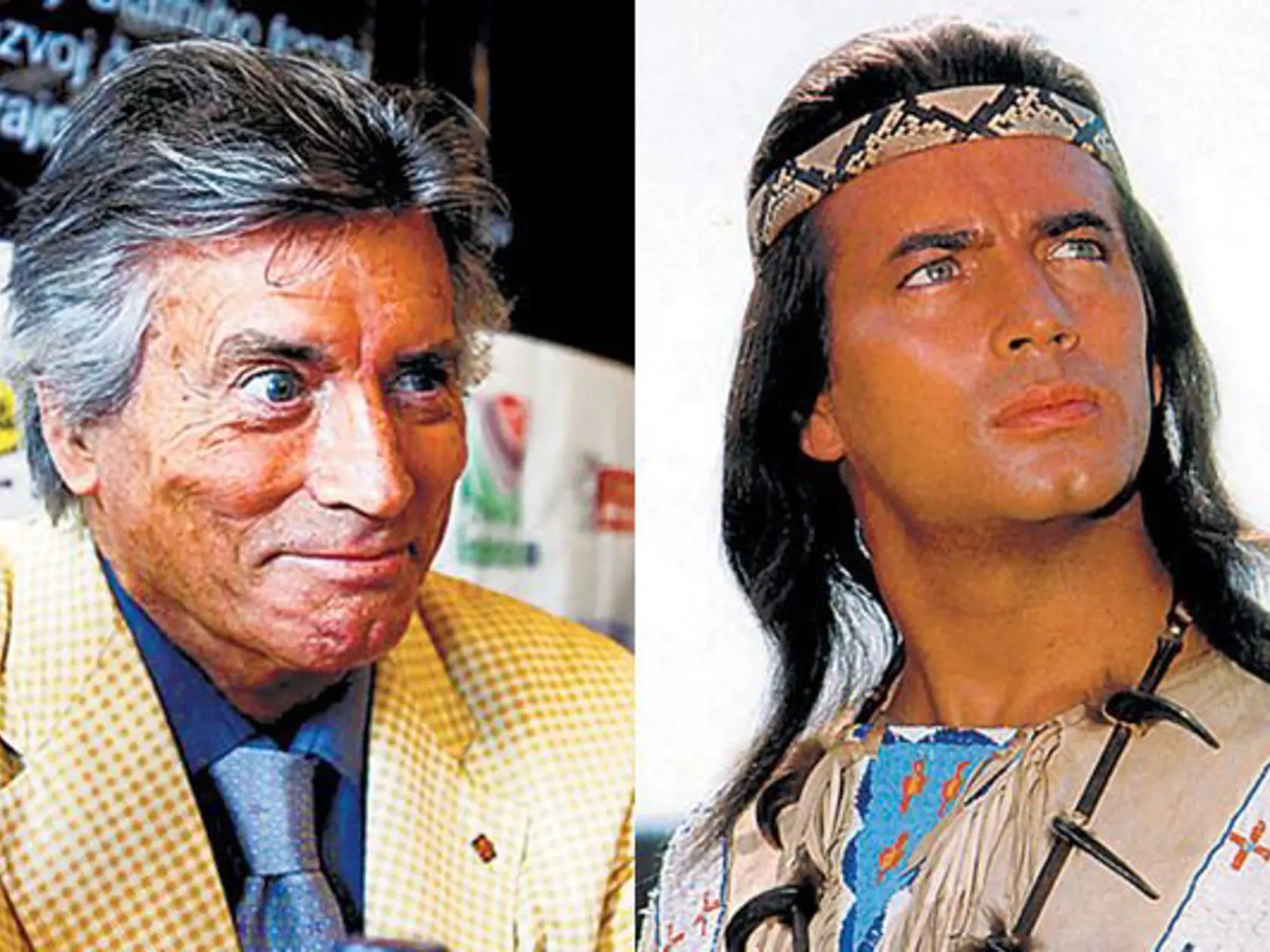 Pierre Brice dnes a vo svojej životnej úlohe ako Winnetou.