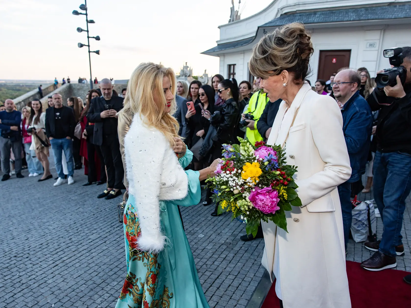 Bratislavské módne dni 2025, druhý deň. Na snímke je Martina Šimkovičová.