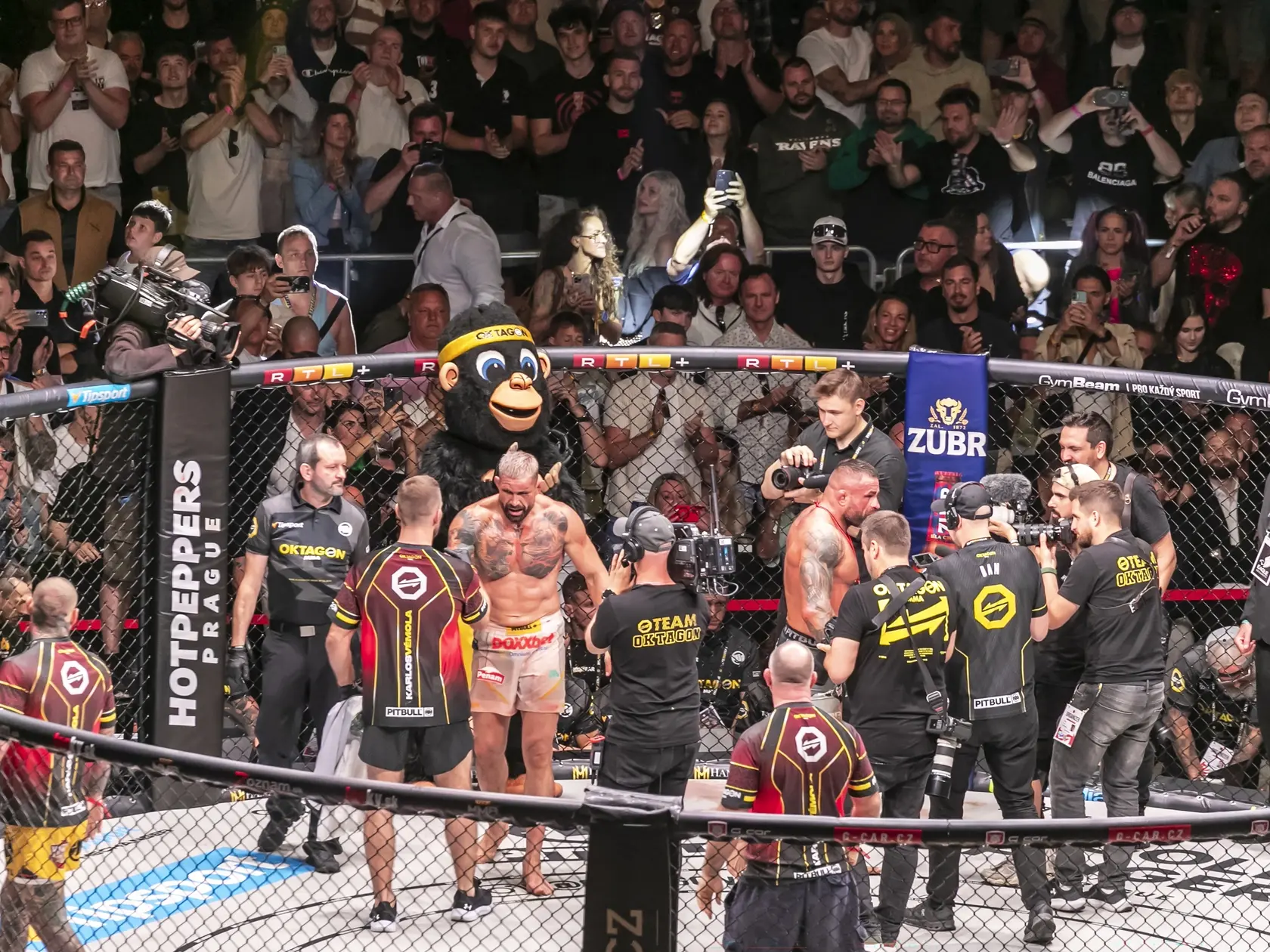 Attila Végh prehral v očakávanom pražskom súboji legiend MMA s českým rivalom Karlosom Vémolom na body v pražskom Edene.