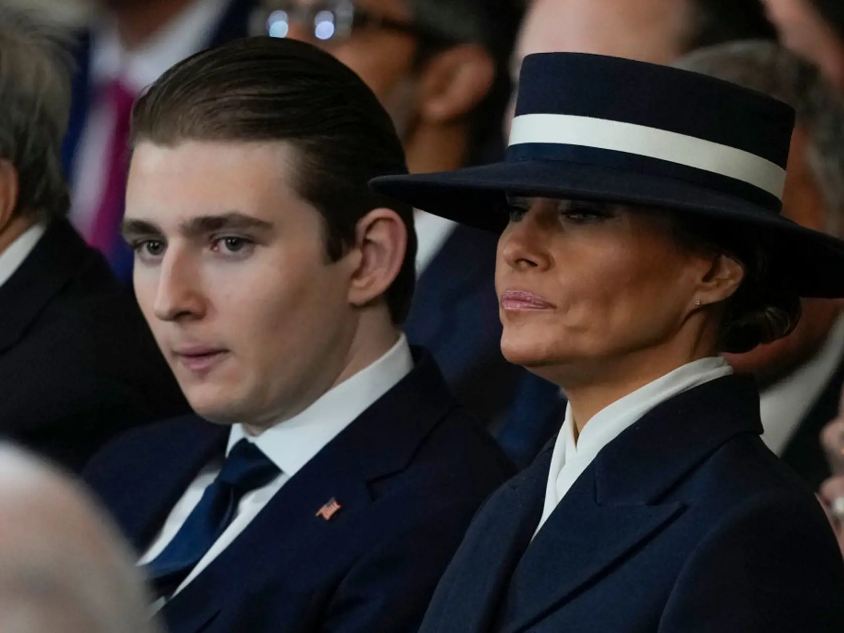 Melania Trump so synom Barronom.