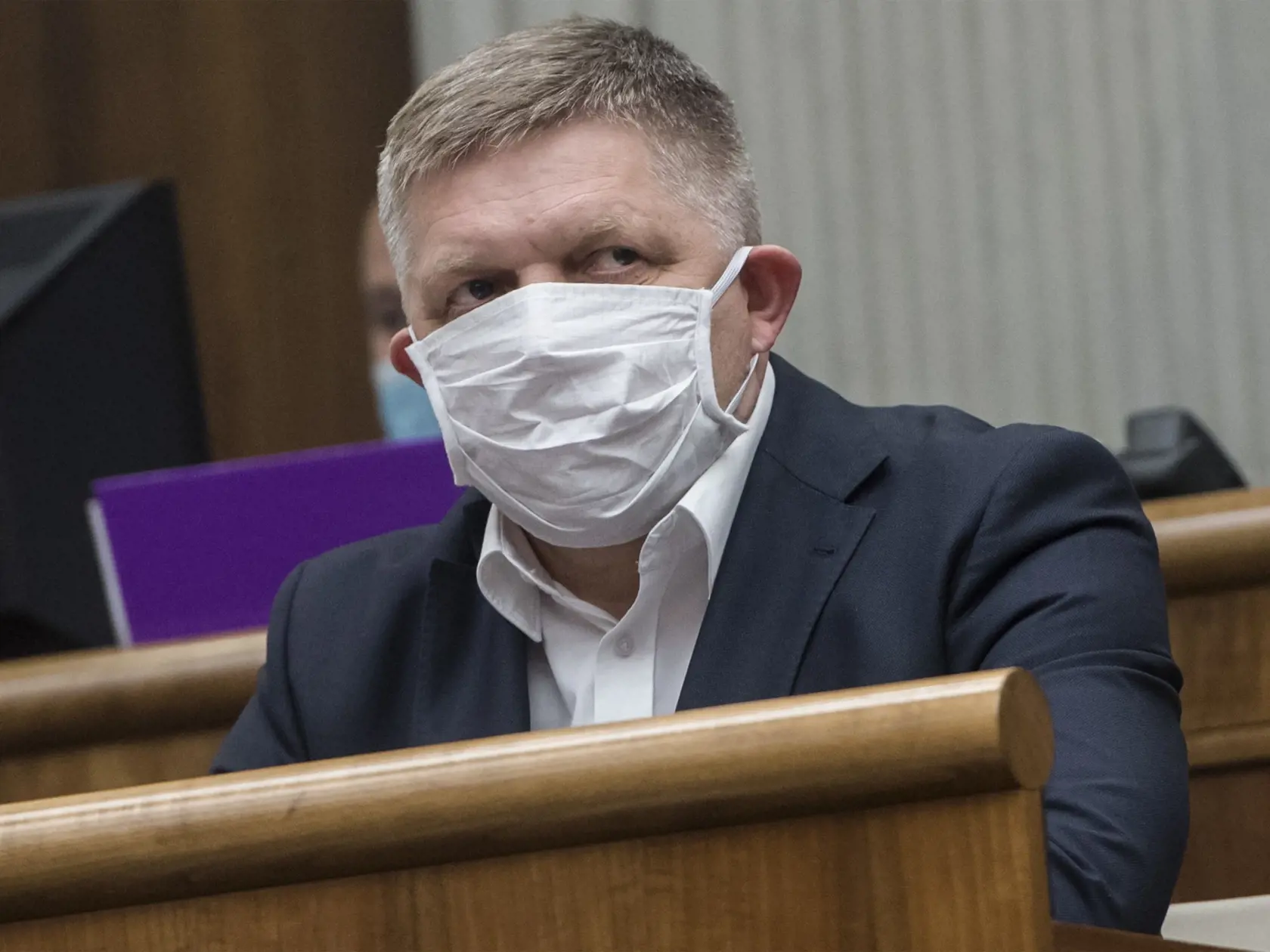 Na snímke predseda strany SMER-SD Robert Fico