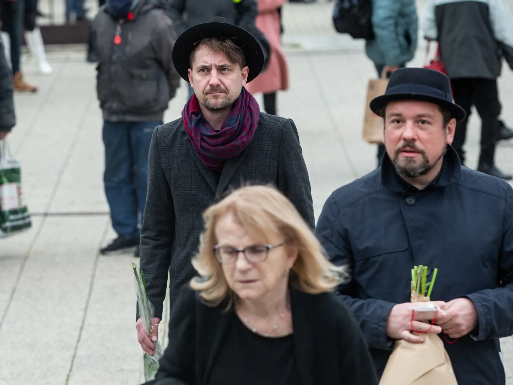 Pohreb speváka Miroslava Žbirku v pražskom krematóriu Strašnice.