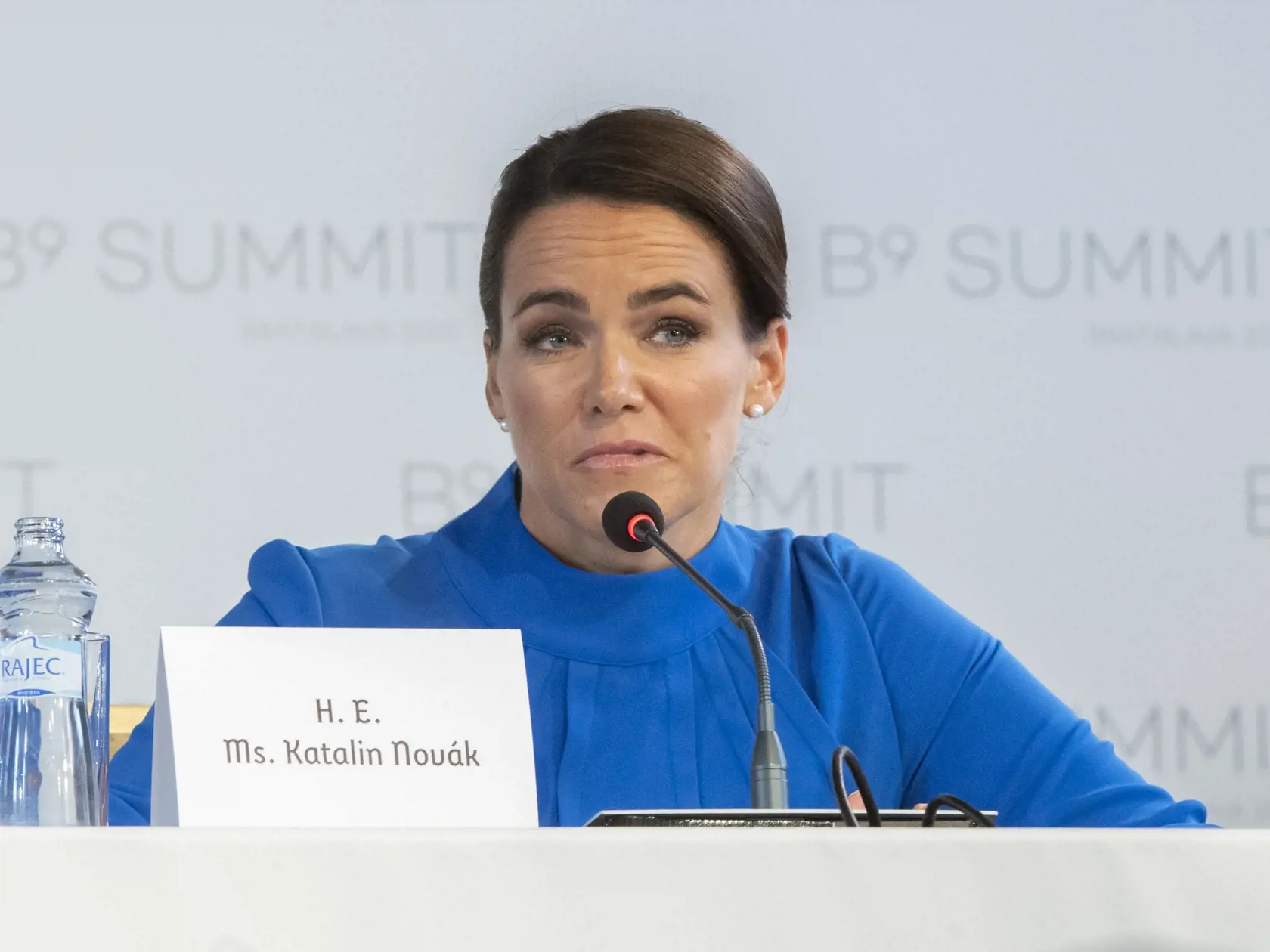 Na snímke prezidentka Maďarska Katalin Novákov.