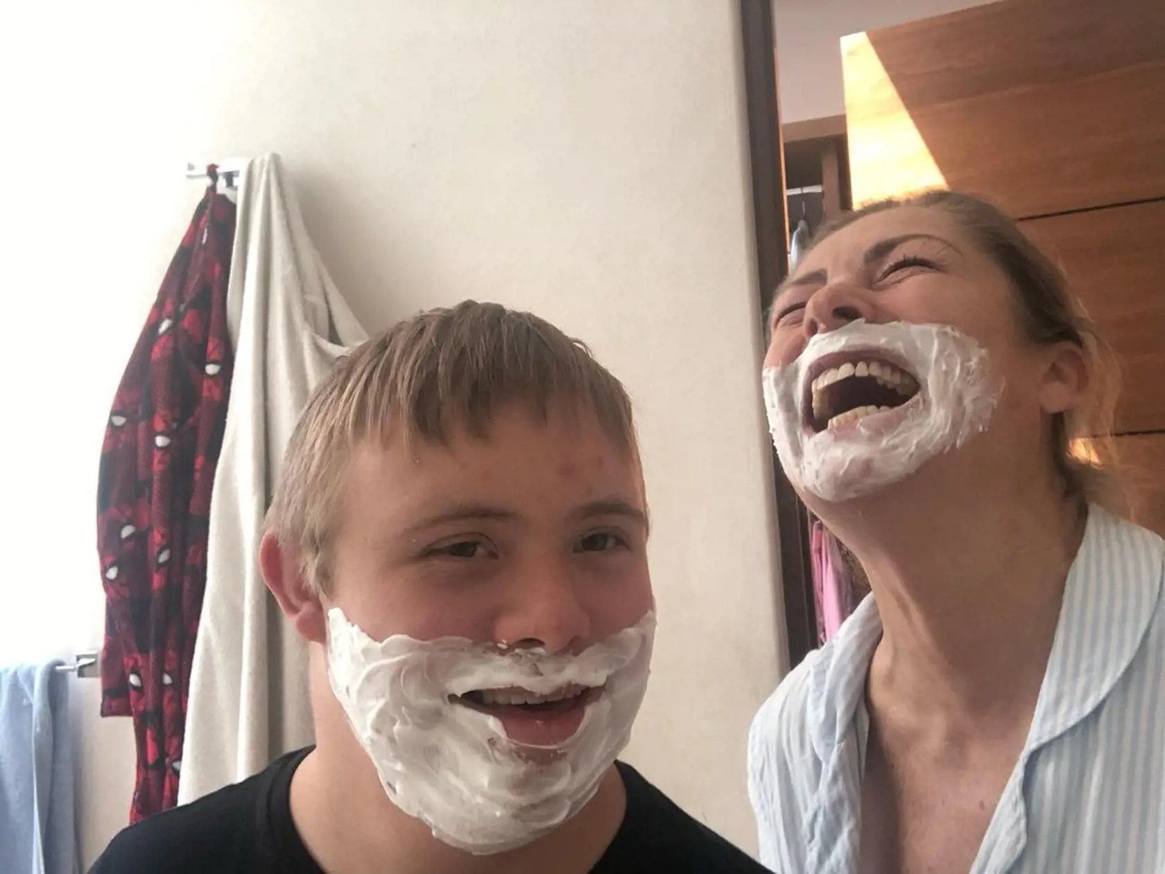 Leticia Calderón so synom s Downovým syndromóm