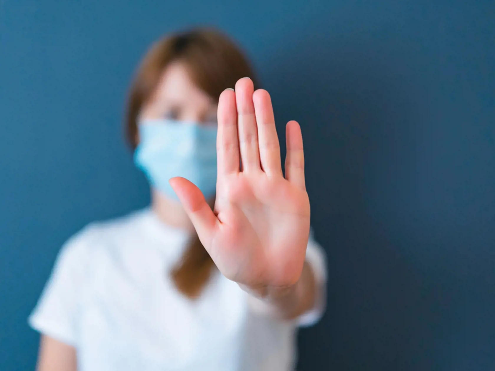 Coronavirus,Concept.,Girl,Wearing,Mask,For,Protection,From,Disease,And